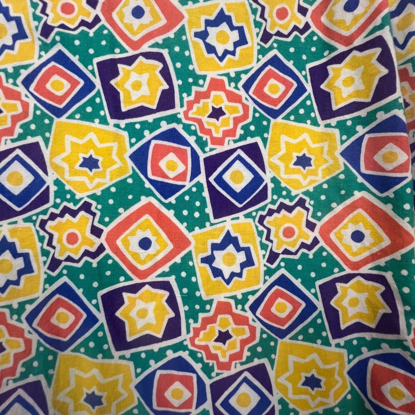 VTG 90s Pro Spirit Button Up Shirt Mens XL Geometric Abstract Retro