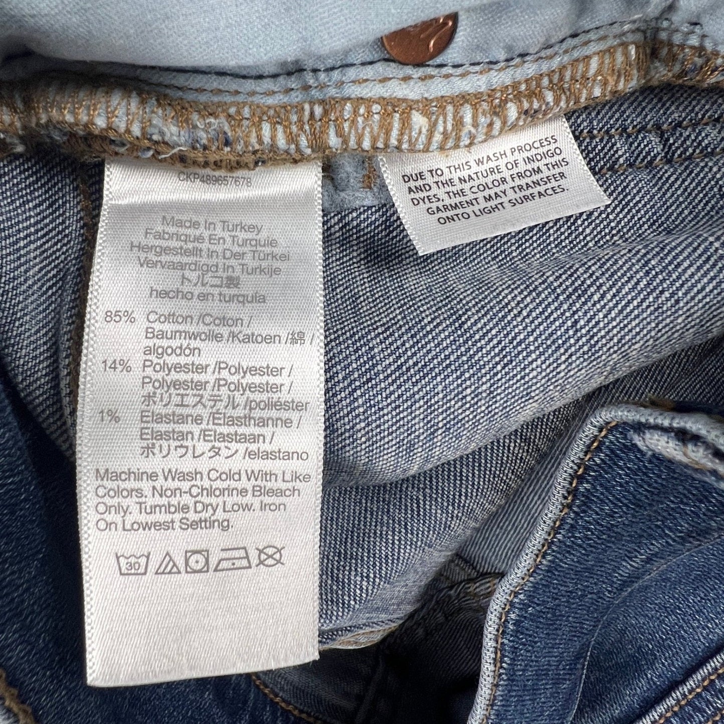 Madewell Jeans Womens 31 Blue High Rise Bootcut Denim Casual Classic Boho