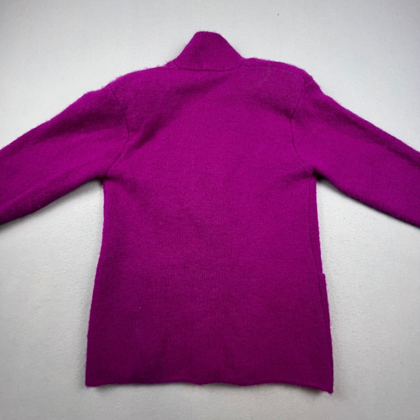 VTG P.G.E. Mohair Wool Cardigan Sweater Womens Medium Fuzzy Coat Classy 90s