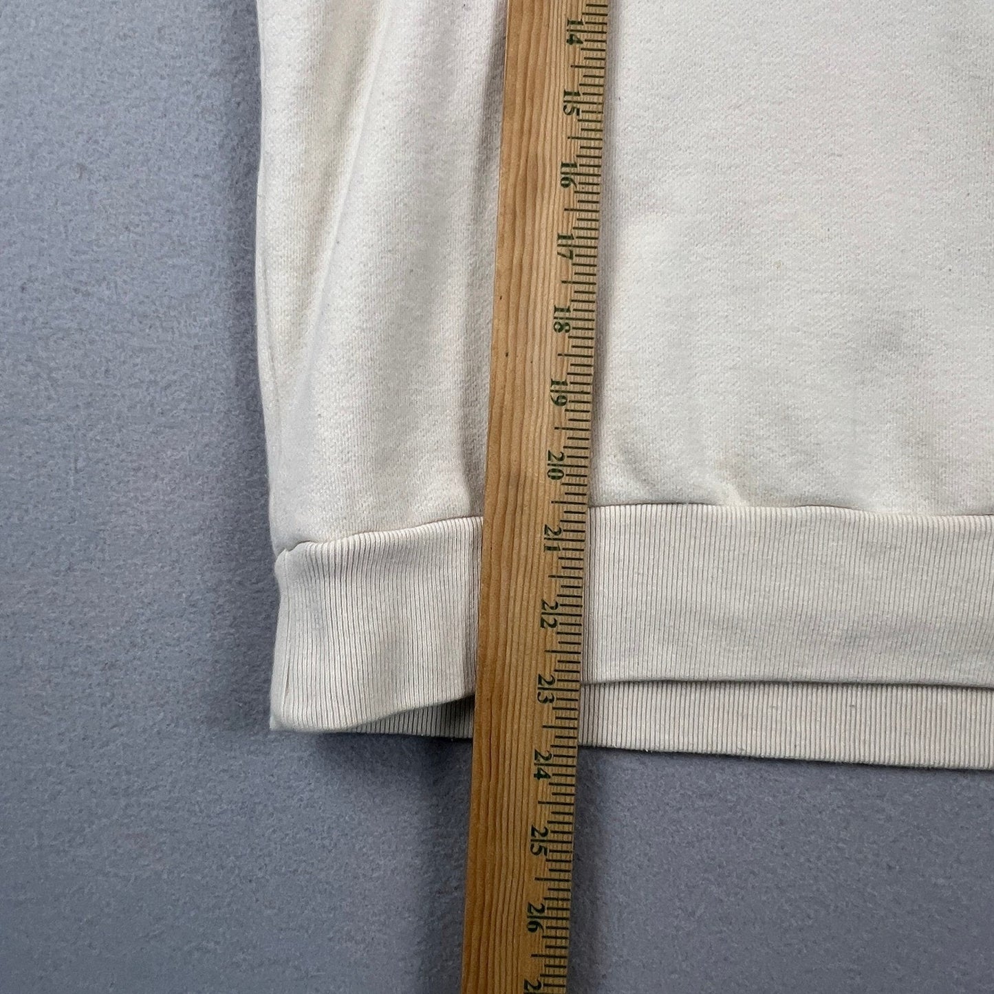 Patagonia Sweatshirt Womens XS Cream Organic Cotton P-6 Logo Crewneck Pullover