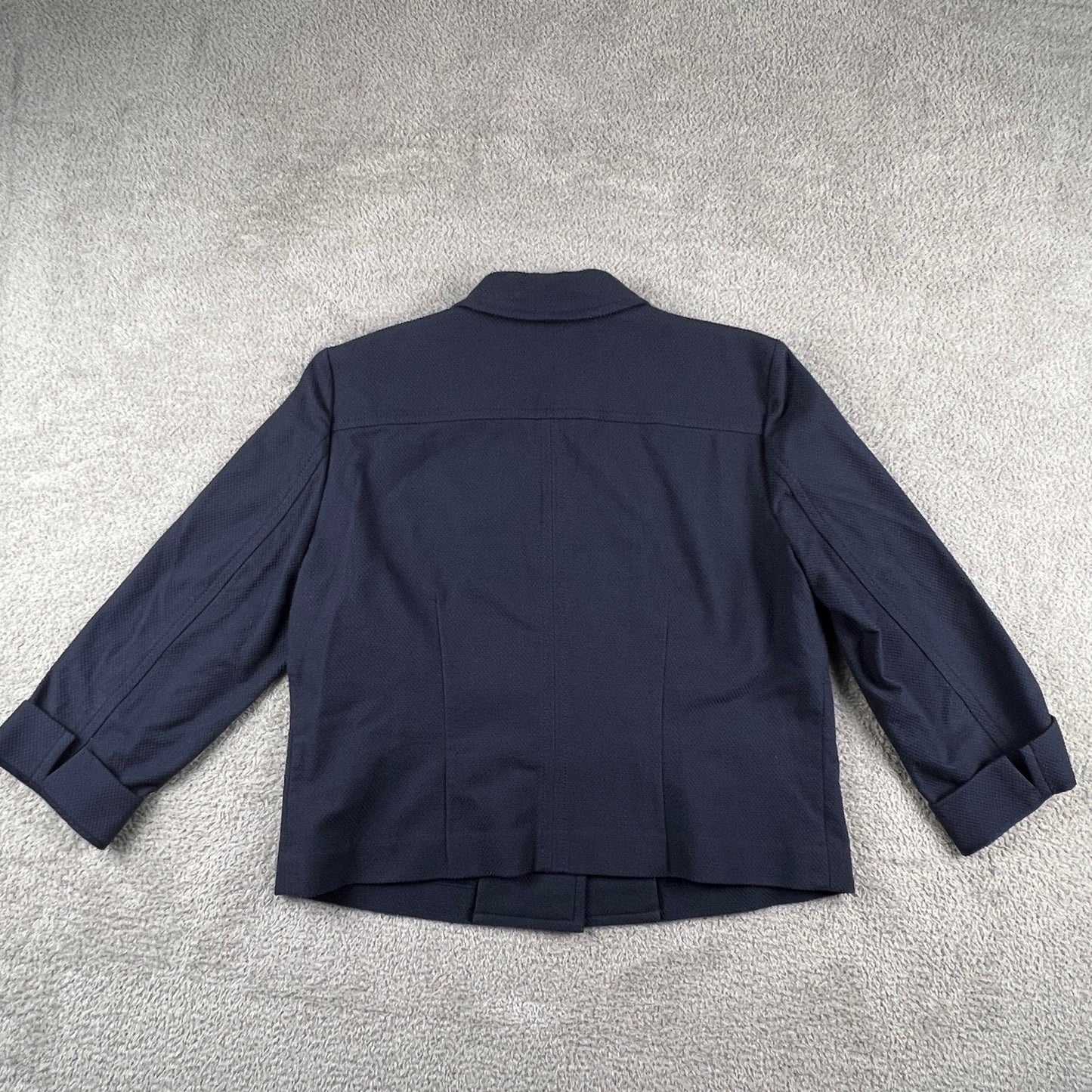 Brooks Brothers Cotton Jacket 12 Honeycomb Piqué Career Classic Chic Preppy