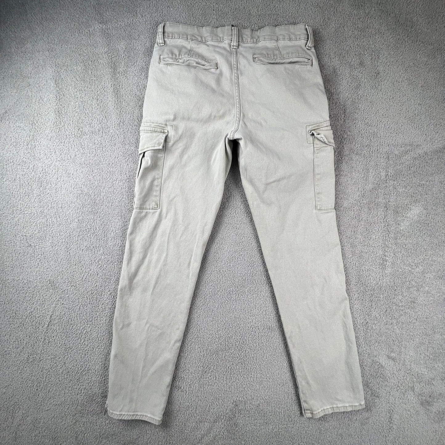 Vintage US Polo Assn. Mens 30 x 32 Stretch Cargo Pants Khaki Ralph Lauren