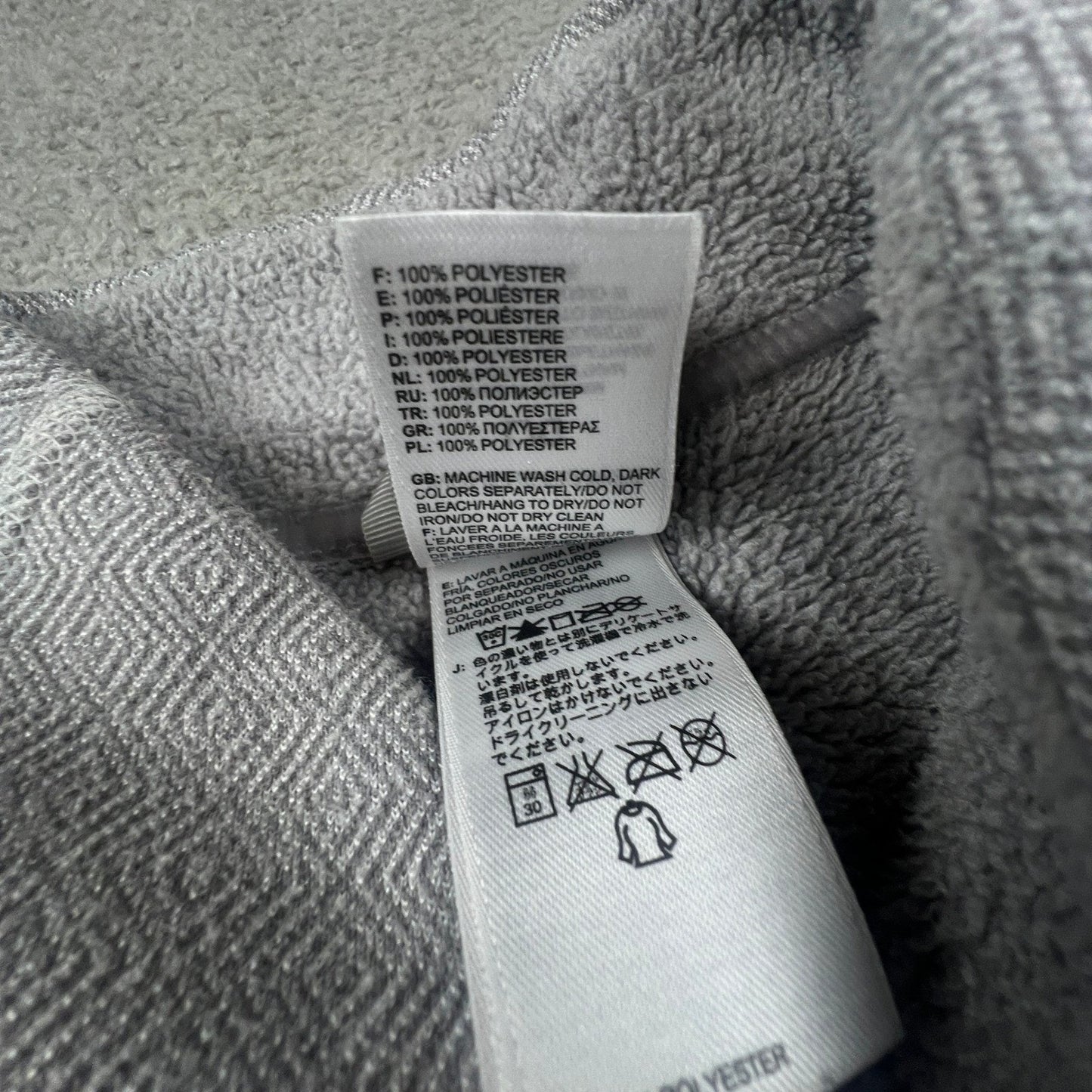 The North Face Pullover Sweater Women's Large Grey Fleece Button