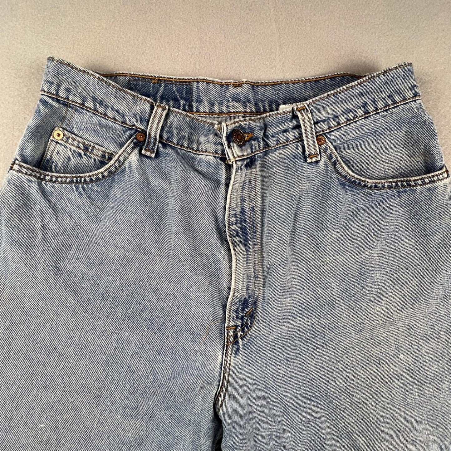 Levi's 951 Denim Shorts Womens 14 Relaxed Orange Tab Vintage 90s Mom Streetwear