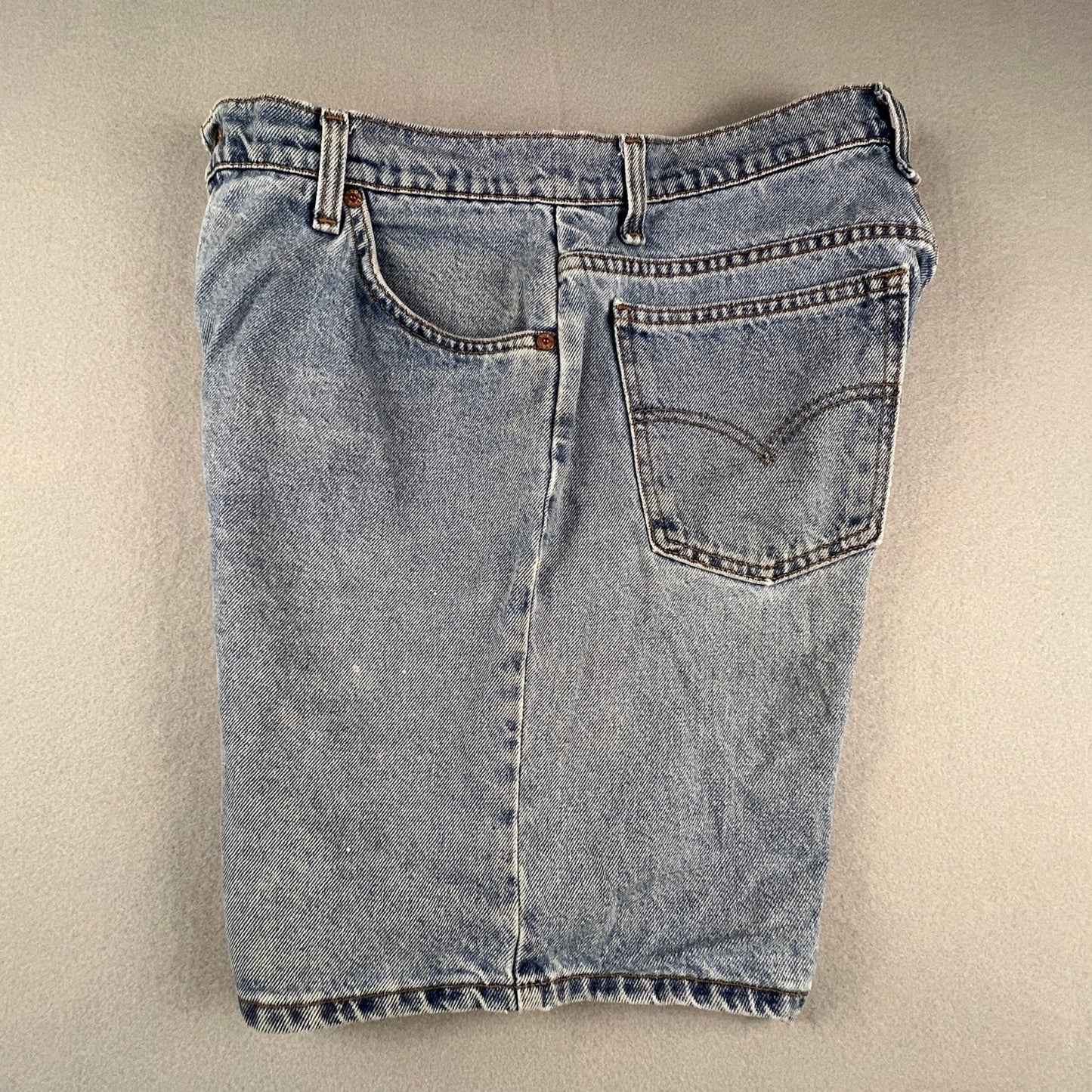 Levi's 951 Denim Shorts Womens 14 Relaxed Orange Tab Vintage 90s Mom Streetwear