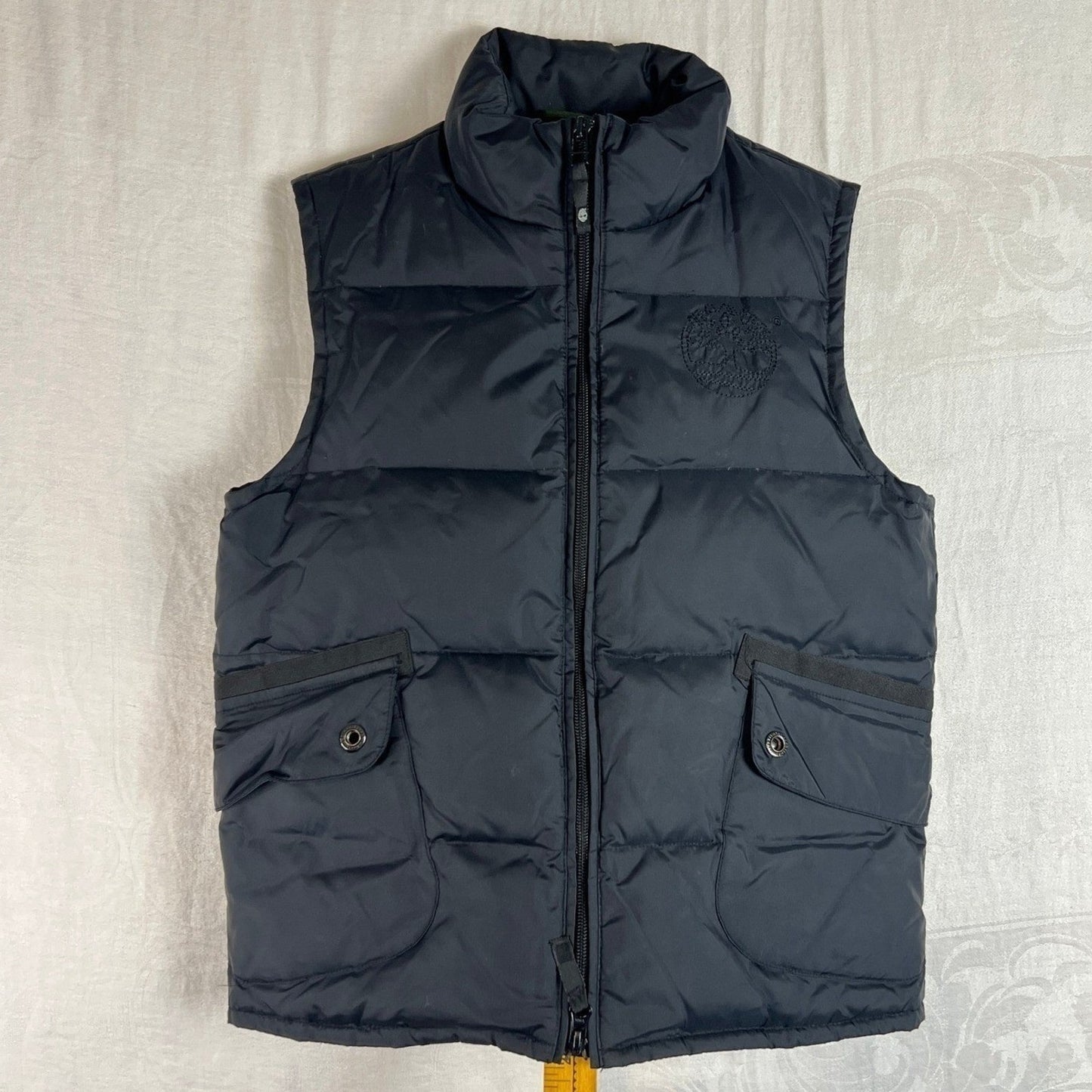 Timberland Vest Women's Large Black Quilted Puffer Streetwear Gorpcore Utility
