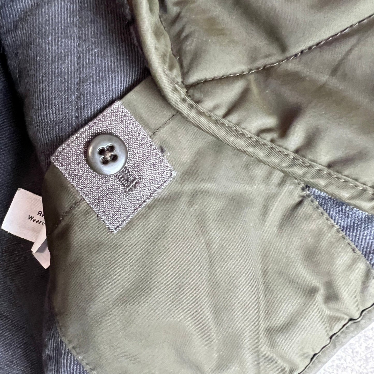 J. Crew Quilted Vest Olive Green Mens XS Sussex Primaloft Outerwear Lightweight