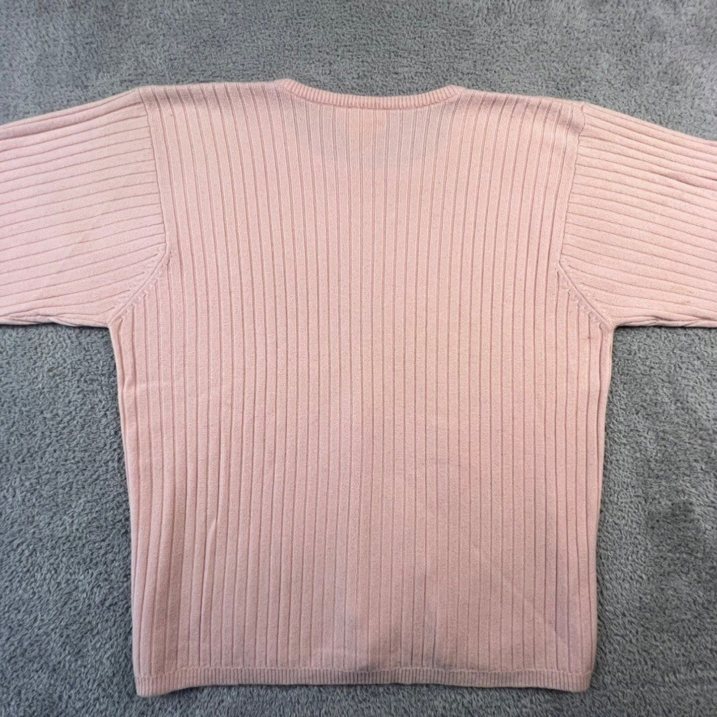 Neiman Marcus 100% Cashmere Crewneck Sweater Womens Pink Size Large Quite luxury