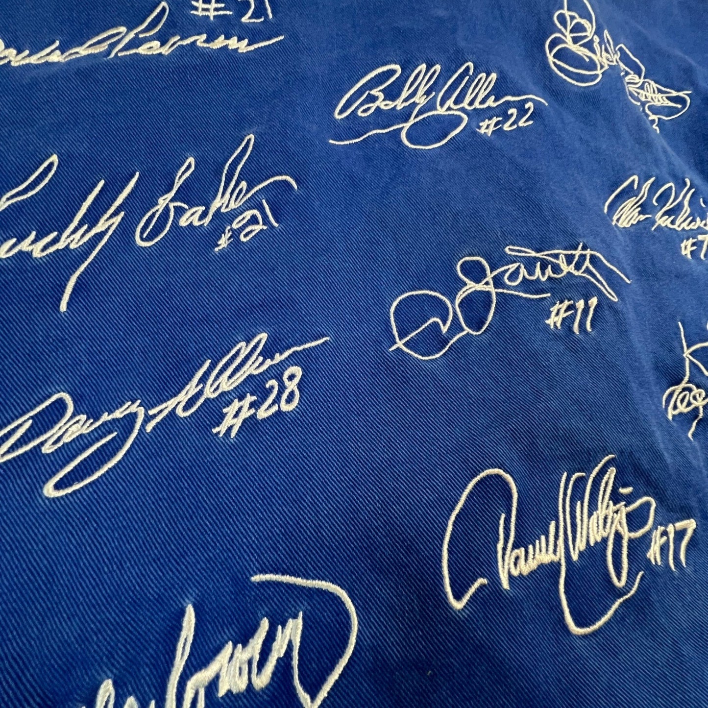 Chase Authentics NASCAR Mens XXL Legends Signature Jacket Blue Cotton Twill