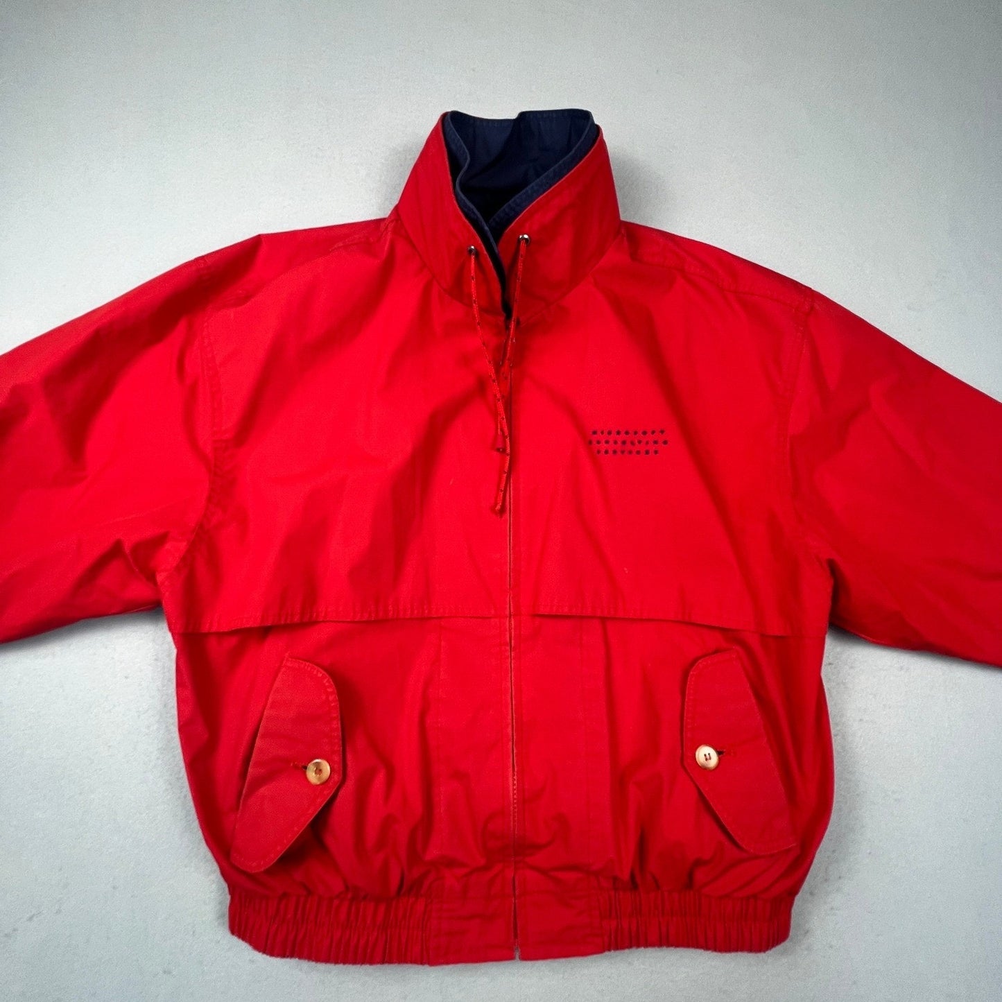 VTG 90s Gear For Sports Windbreaker Jacket Mens Large Red Microsoft Consulting