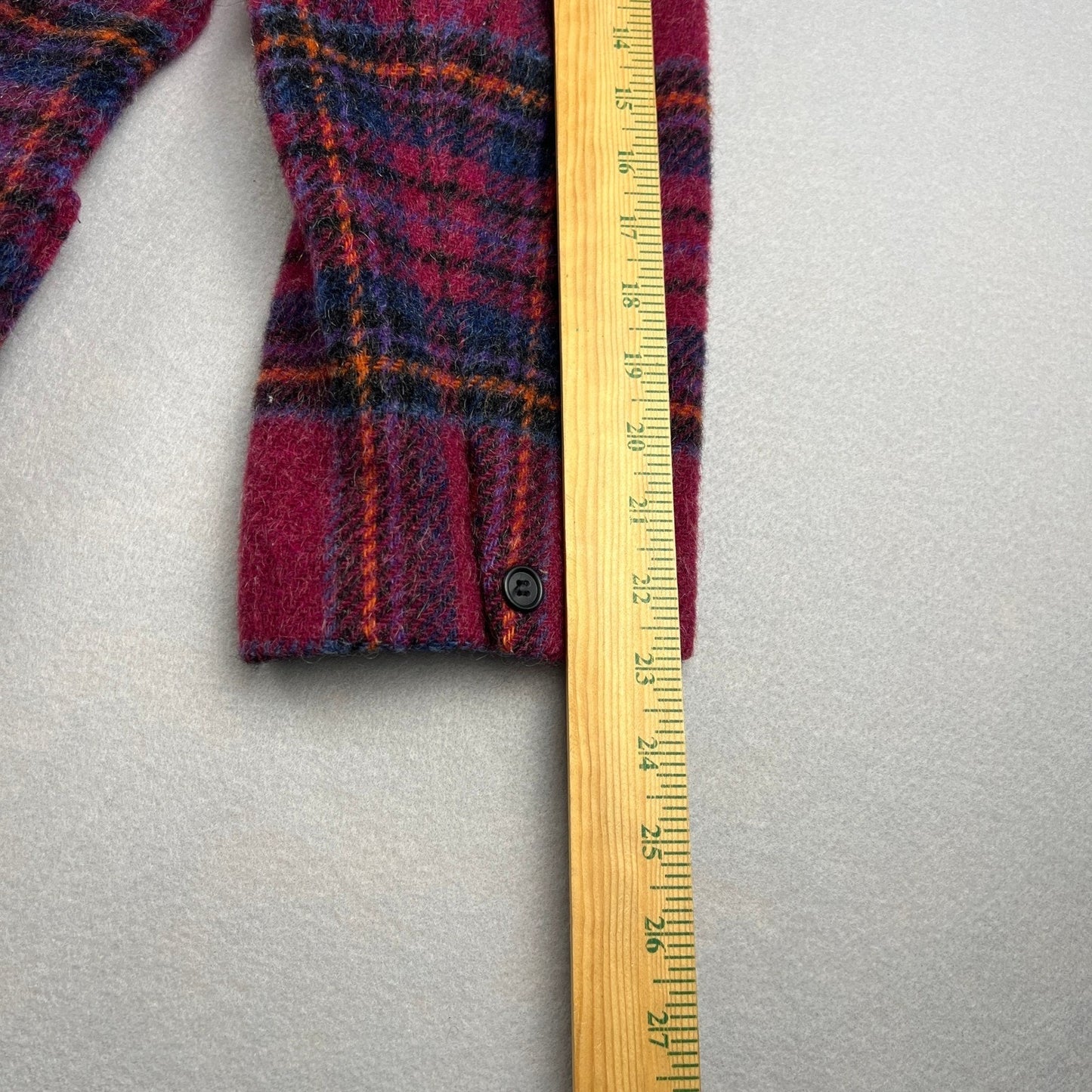 Vintage Woolrich Plaid Wool Blazer Women Medium Made in USA Jacket Dark Academia