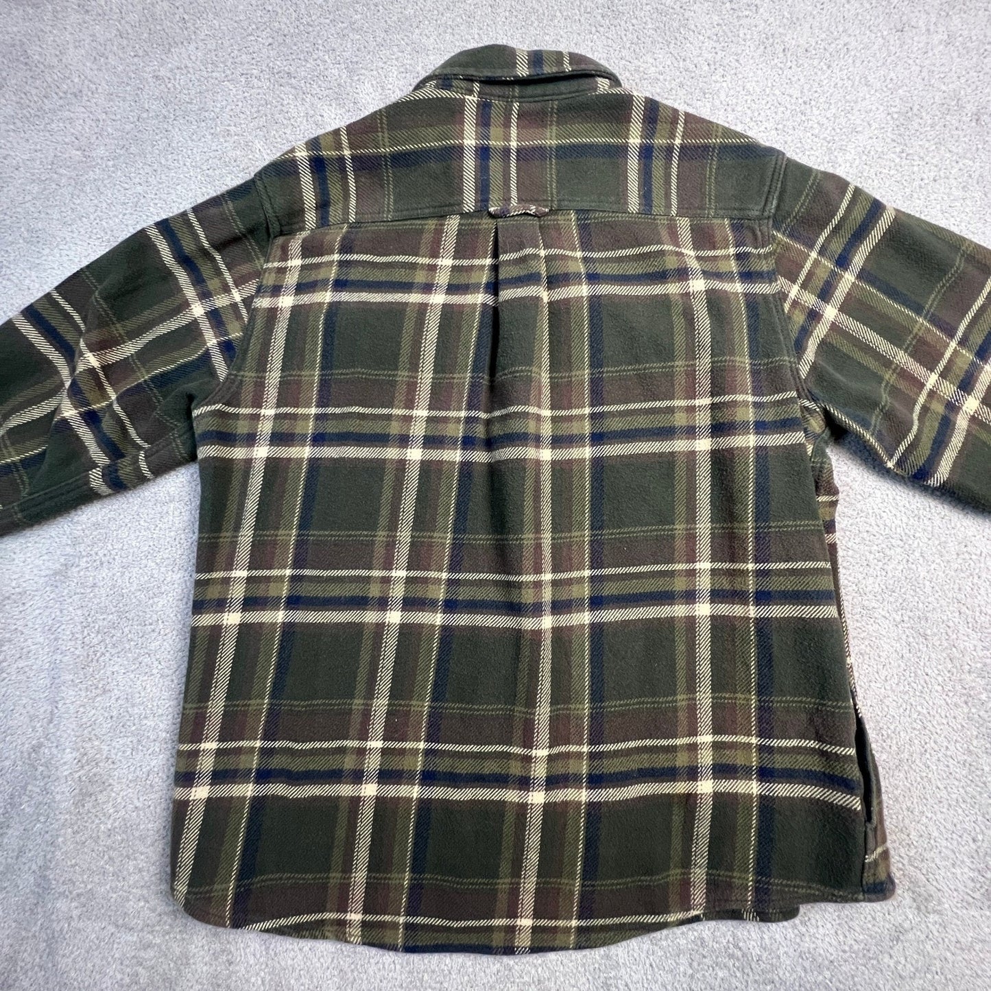 Orvis Men's Plaid Flannel Shirt Long Sleeve Button Up Warm Winter Casual XL