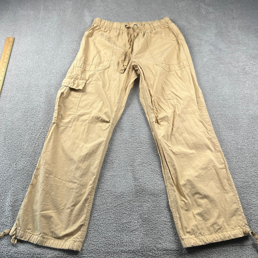 Aerie Cargo Pants Womens Medium Gorpcore Utility Workwear Khaki Minimalist