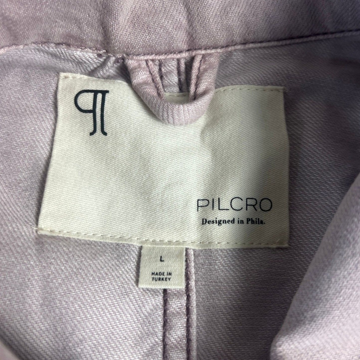 Antropologie PILCRO Utility Dress Women's Large Button Front Pink