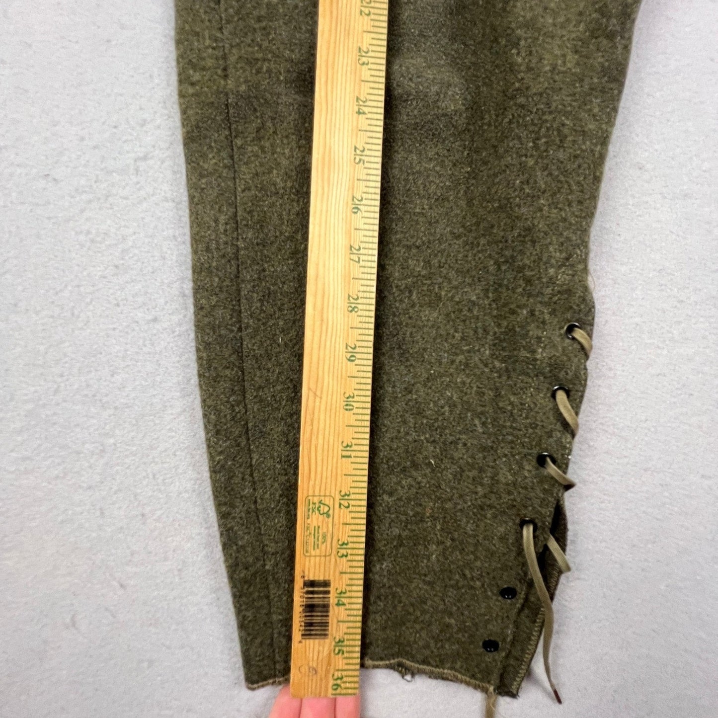 VTG JO Ballard Malone Wool Lace Up Breeches Pants 34 Hunting Logging 30s Johdpur
