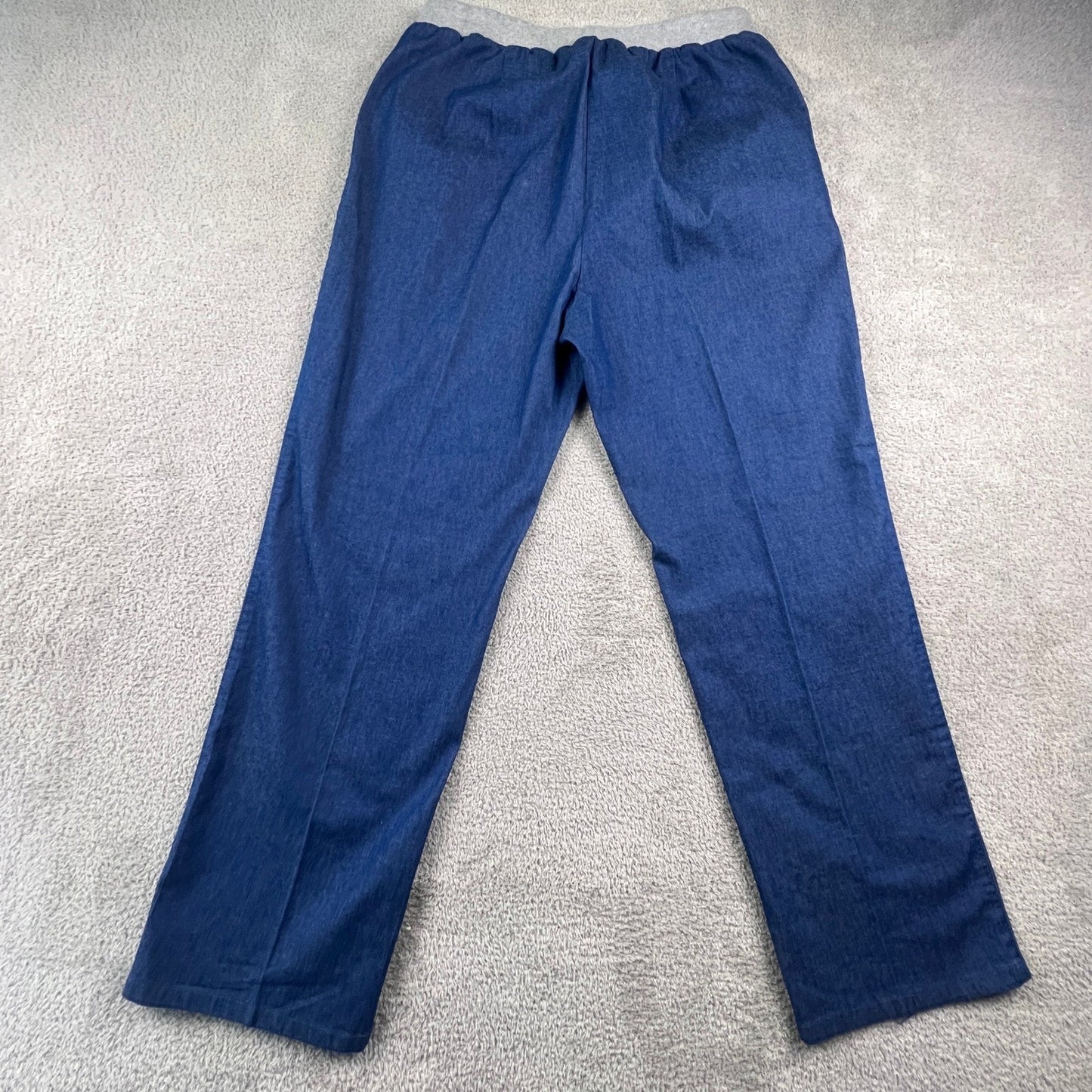 VTG Blast Denim Tracksuit Straight Leg Unisex Blue Retro Casual Loungewear Stret