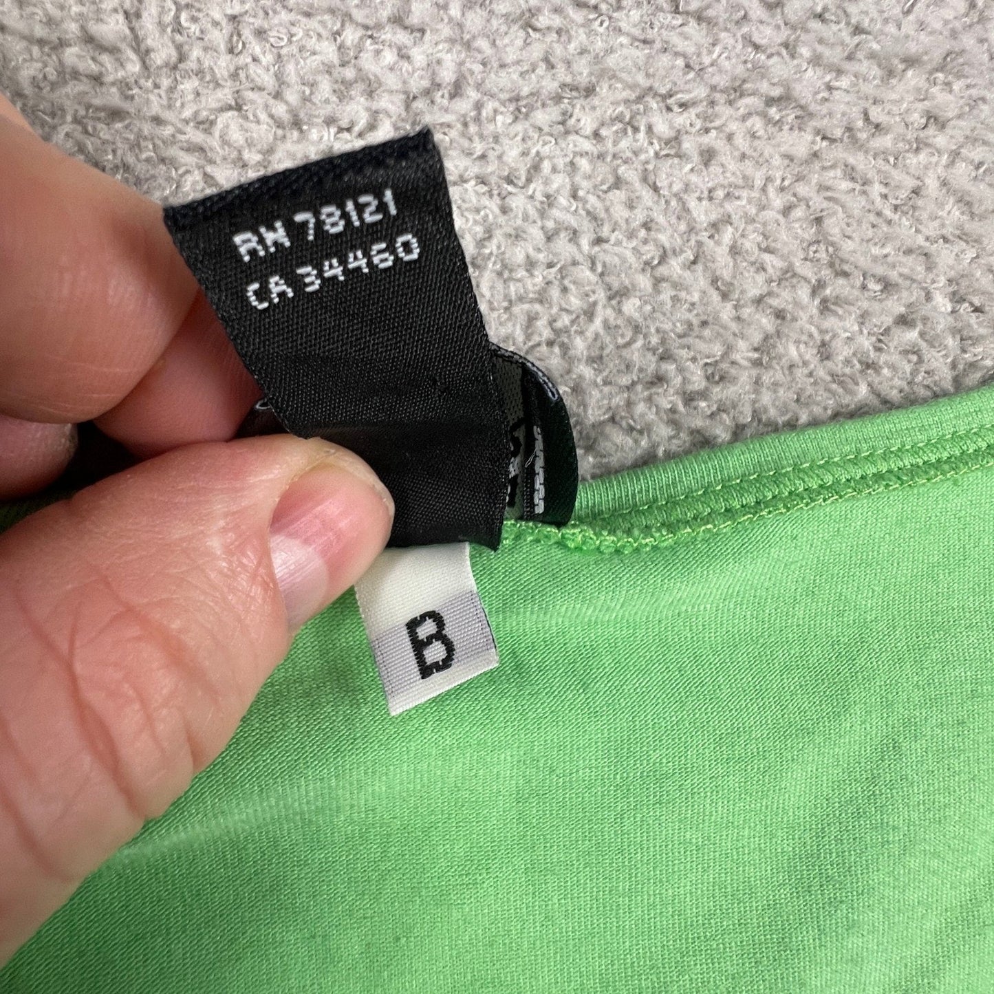 Eileen Fisher Tank Top Women 1X Green Excellent Cotton Lycra Scoop Neck