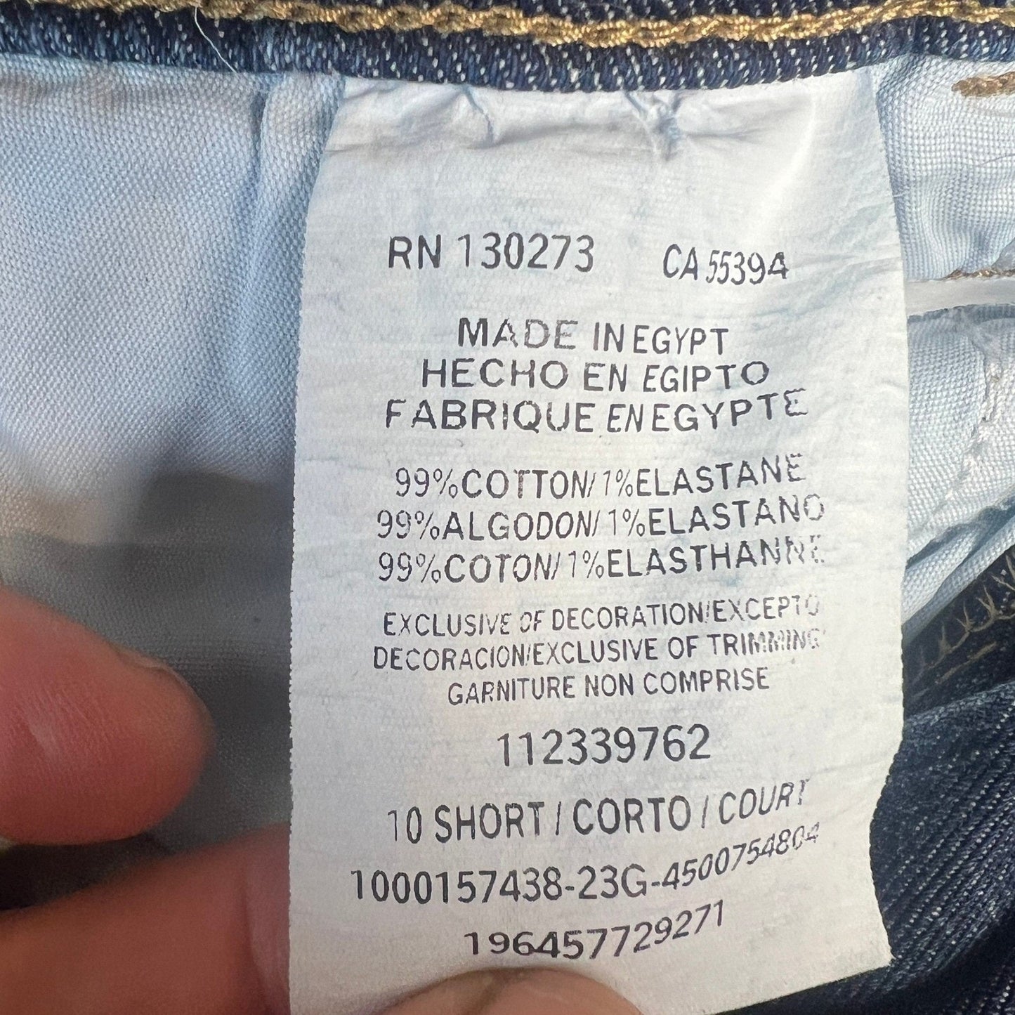 LeeJeans Flare Leg Women's Size 10 Dark Wash High Rise Denim Short