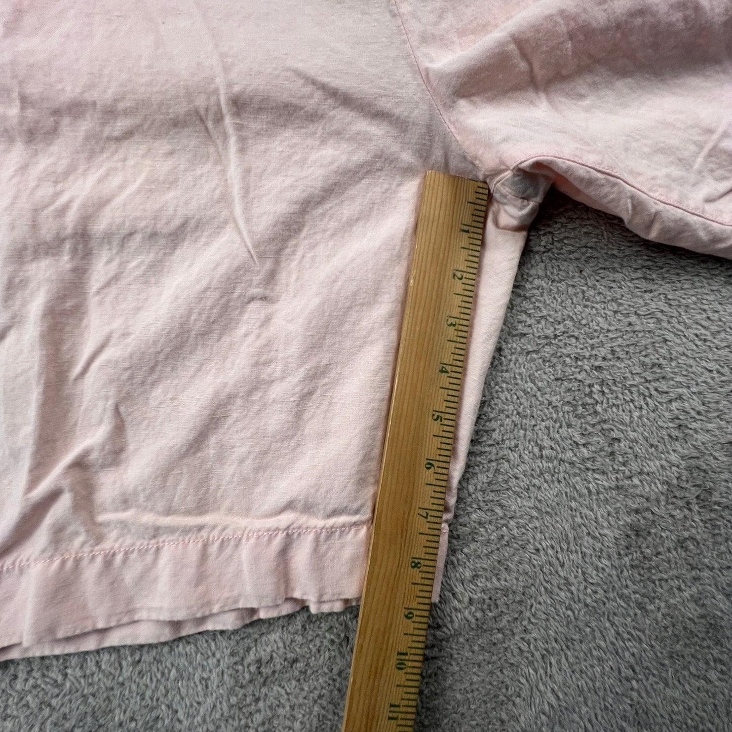 Faherty Linen Cotton Shorts Mens 36 Pink Flat Front Casual Summer Beach Coastal
