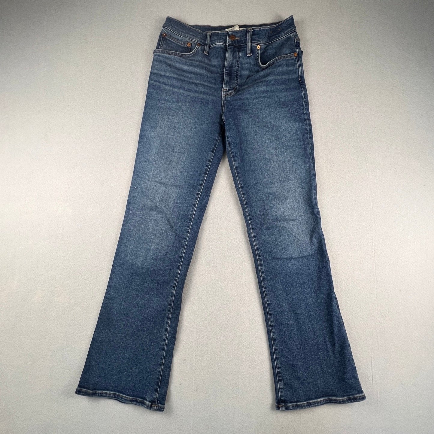 Madewell Jeans Womens 31 Blue High Rise Bootcut Denim Casual Classic Boho