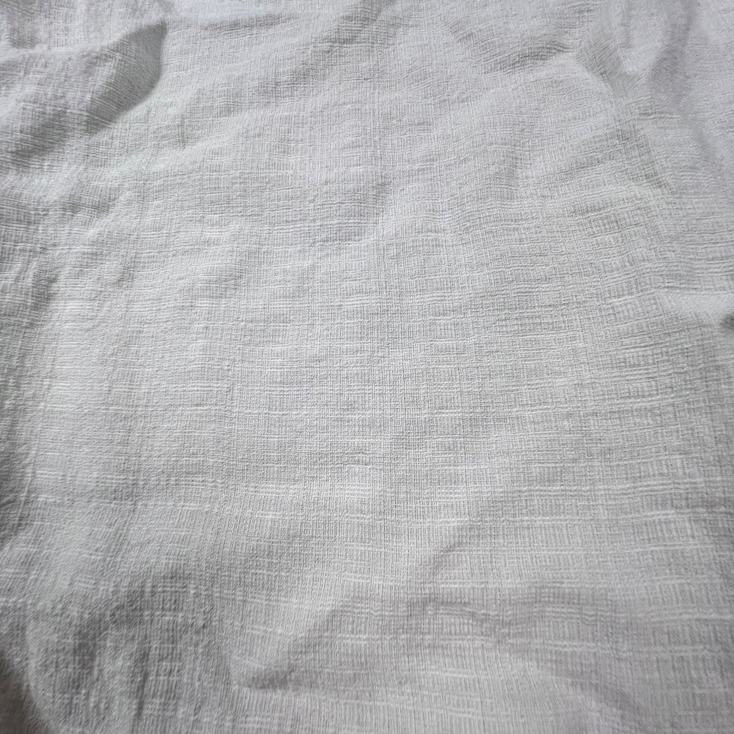 Eileen Fisher Tank Top Womens PS White Linen Blend Sleeveless Slub Shell