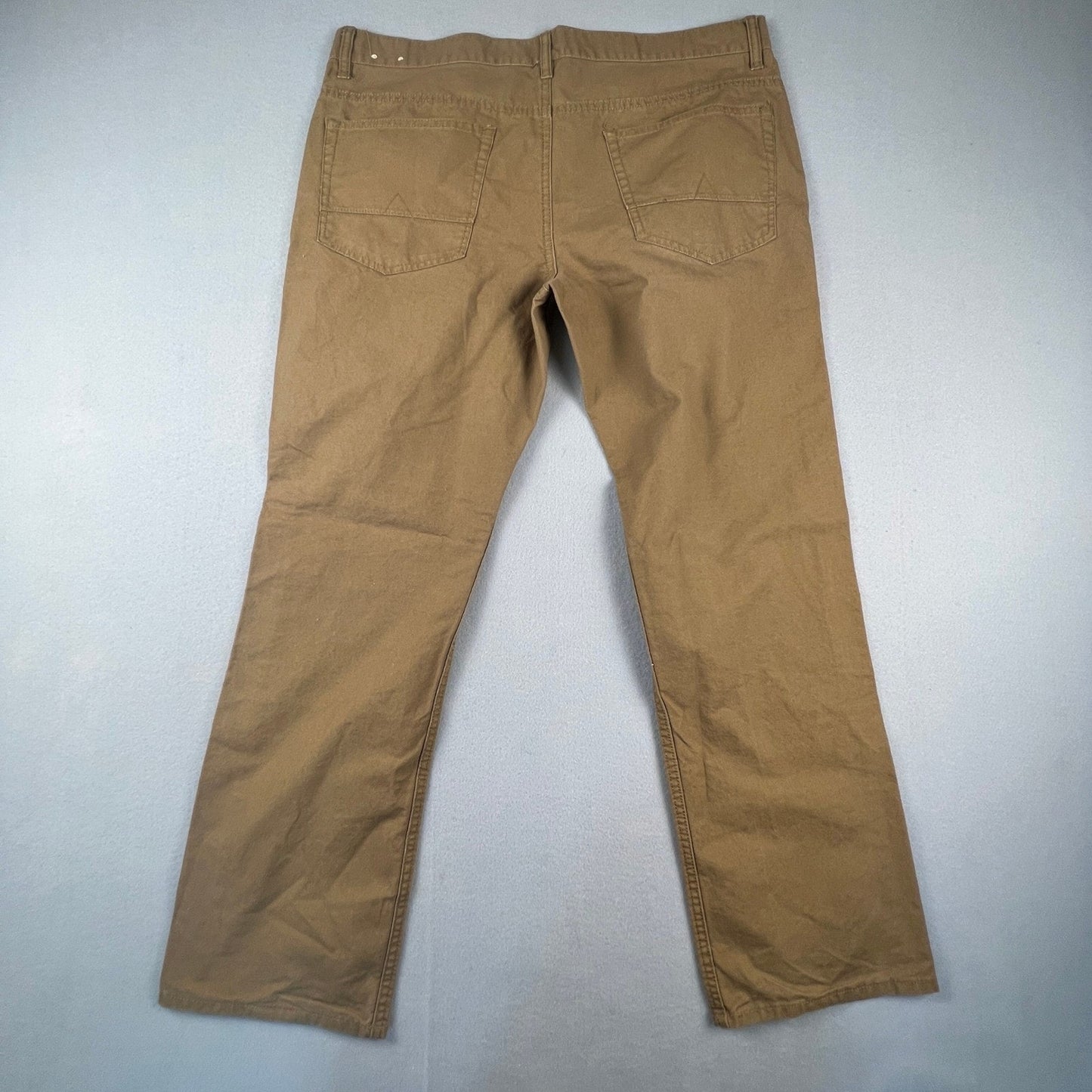 Urban Pipeline Straight Leg Pants Mens 36x30 Brown 5-Pocket Casual Work Chino