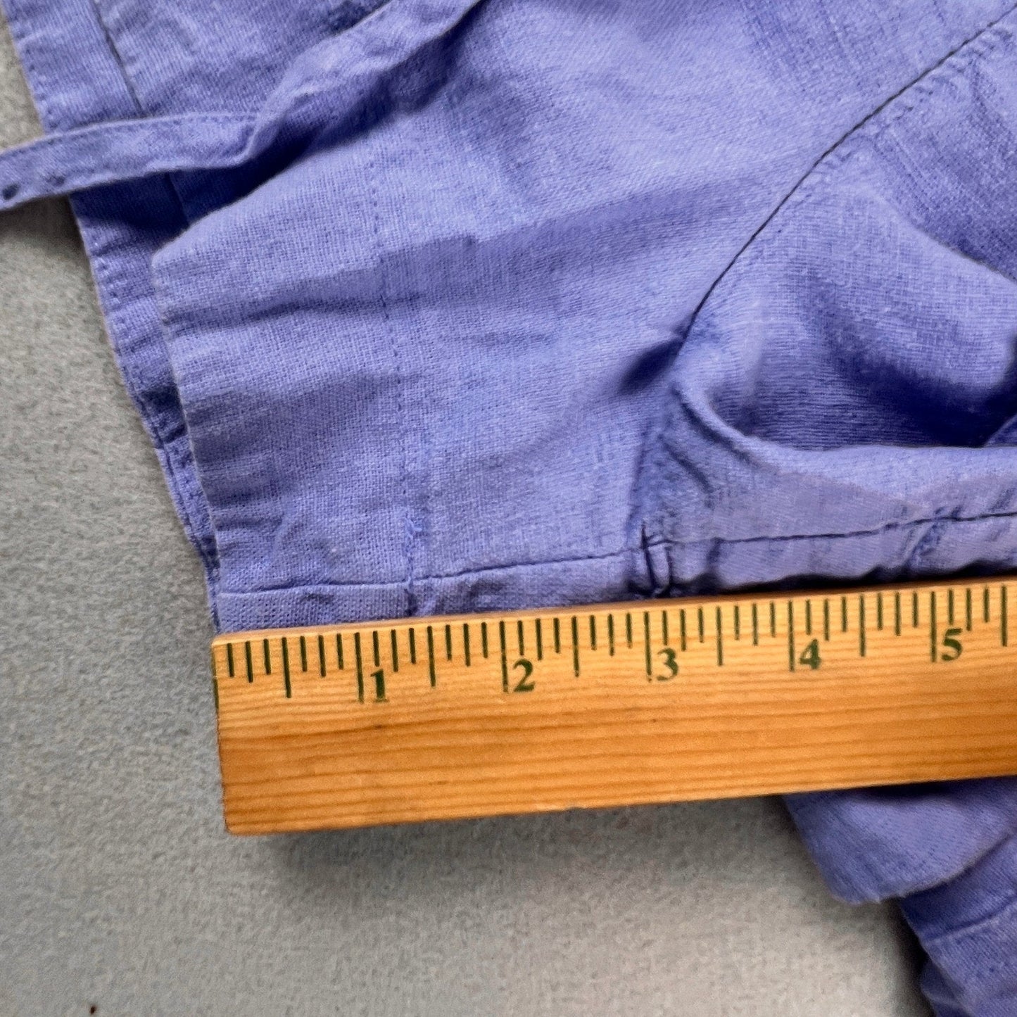 Linen Blend Shorts Medium Purple Drawstring Casual Summer Universal Thread