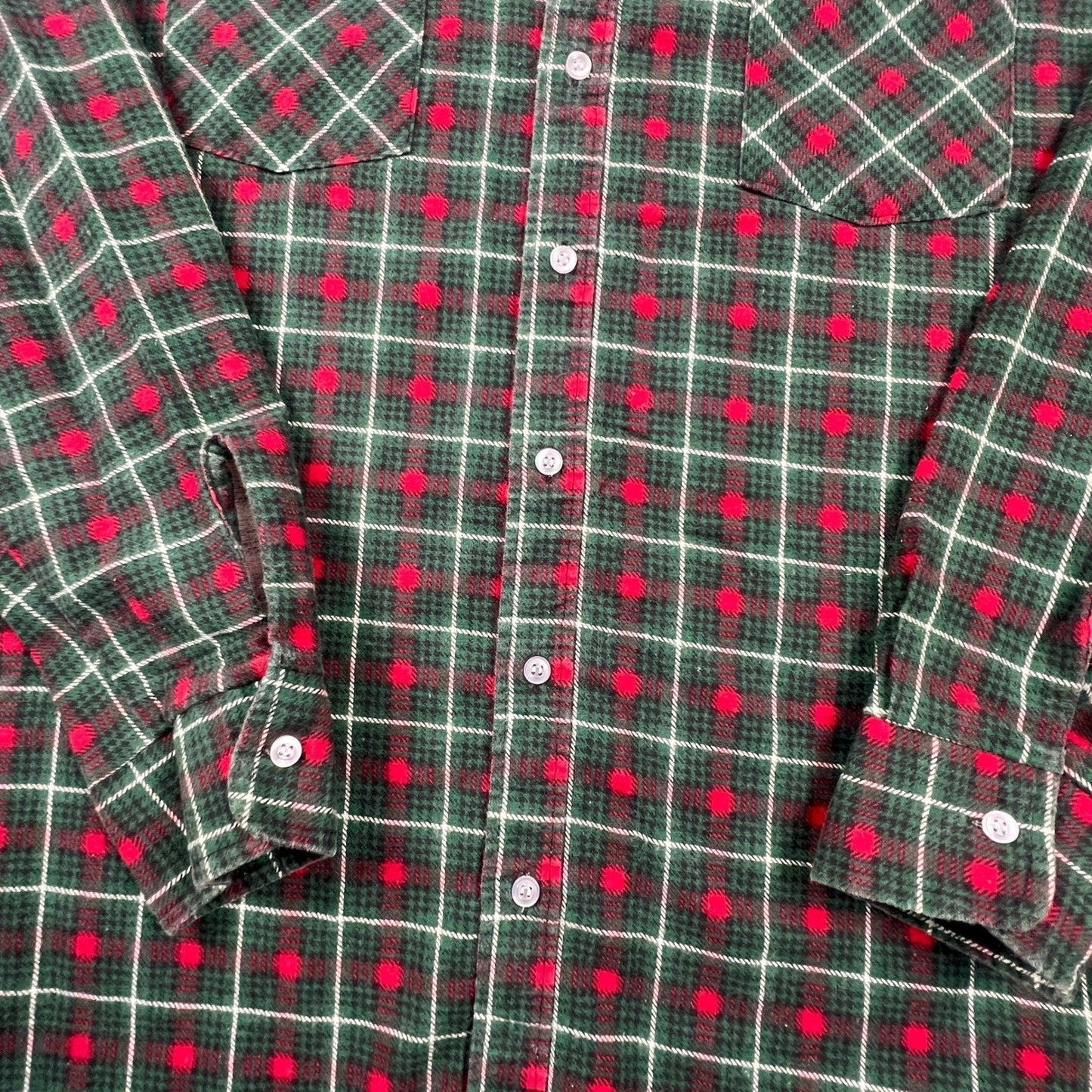 Ozark Trail Flannel Shirt Mens L Plaid Long Sleeve Outdoor Casual Printed