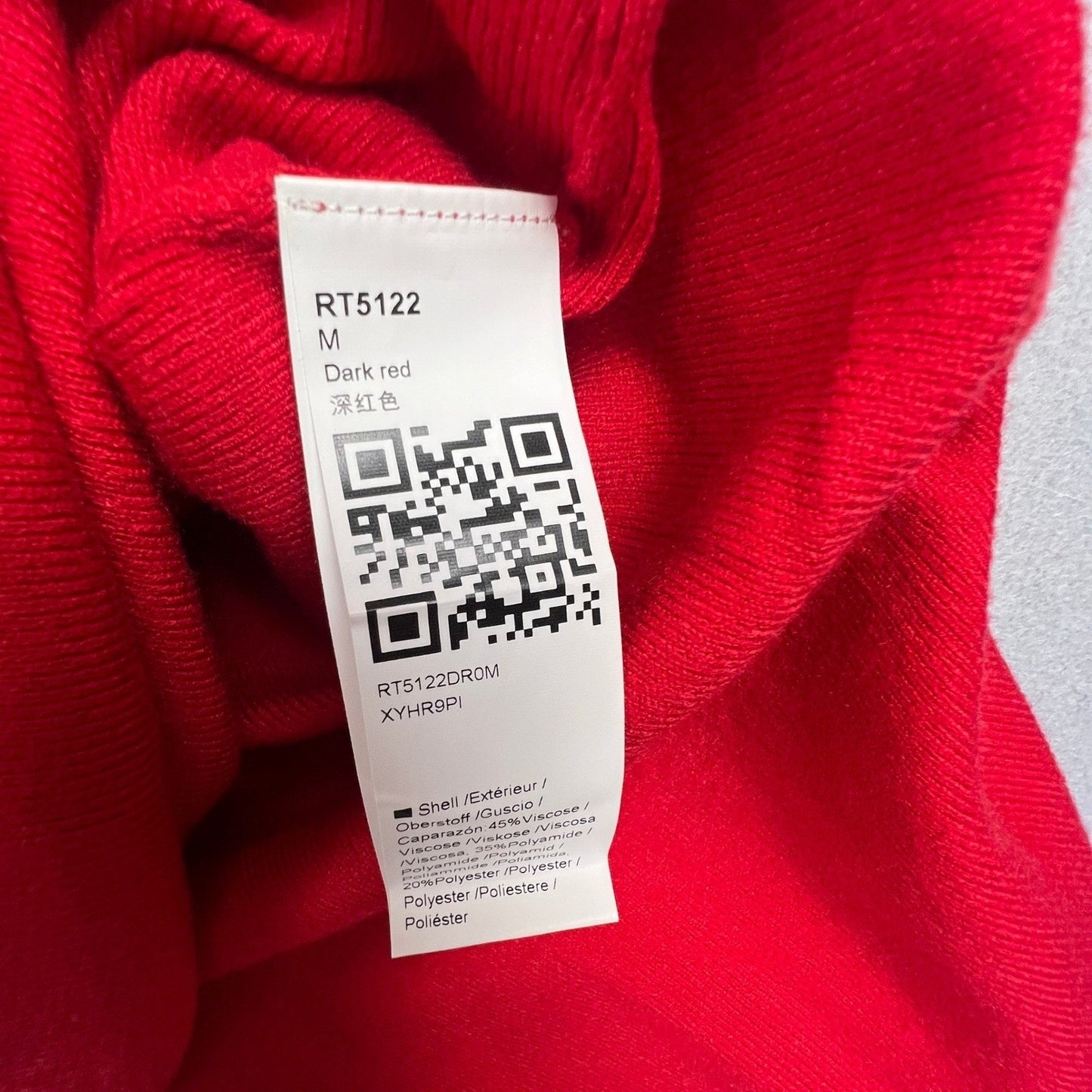 Knit Wrap Midi Dress Women M Red Tie Waist Long Sleeve Cocktail Dress Datenight