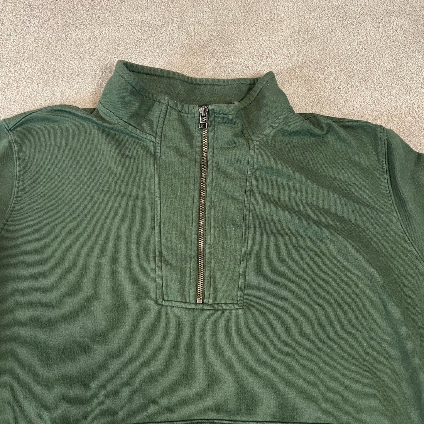 REI Cooperative Men's Green Quarter Zip Pullover Sweatshirt XLarge