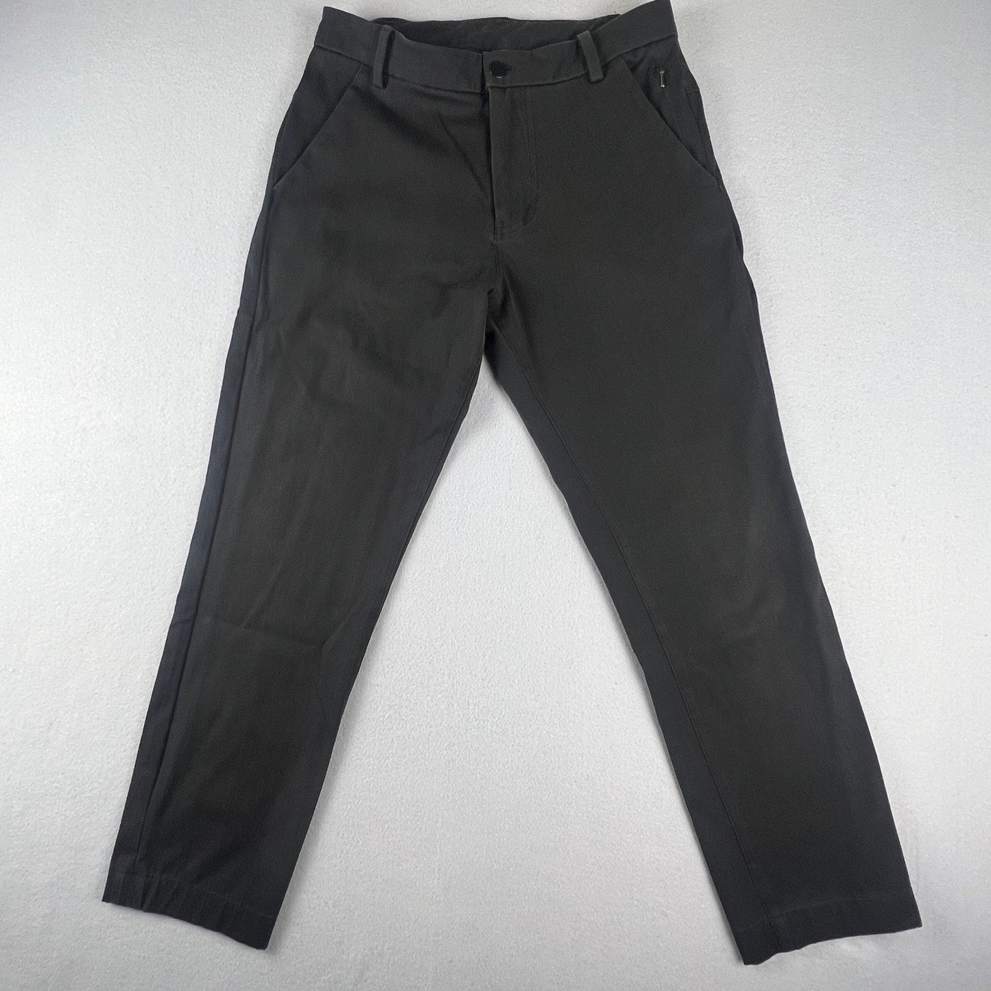 Lululemon Commission Slim-Fit Pant Mens 30 Black Technical Chino Casual Trousers