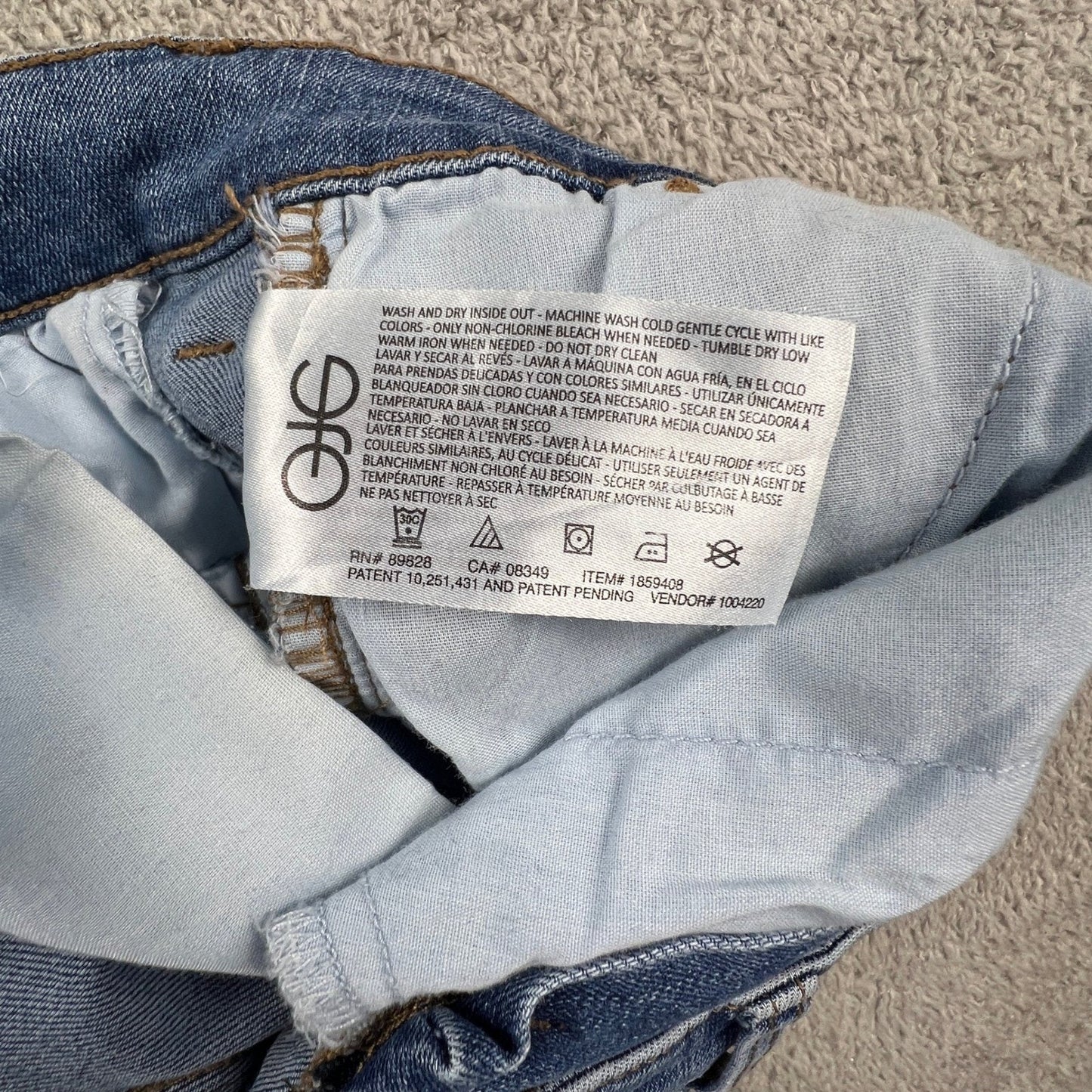 Ella Moss Womens Wide Leg Crop Jeans Size 4 Medium Wash Blue Denim High Rise