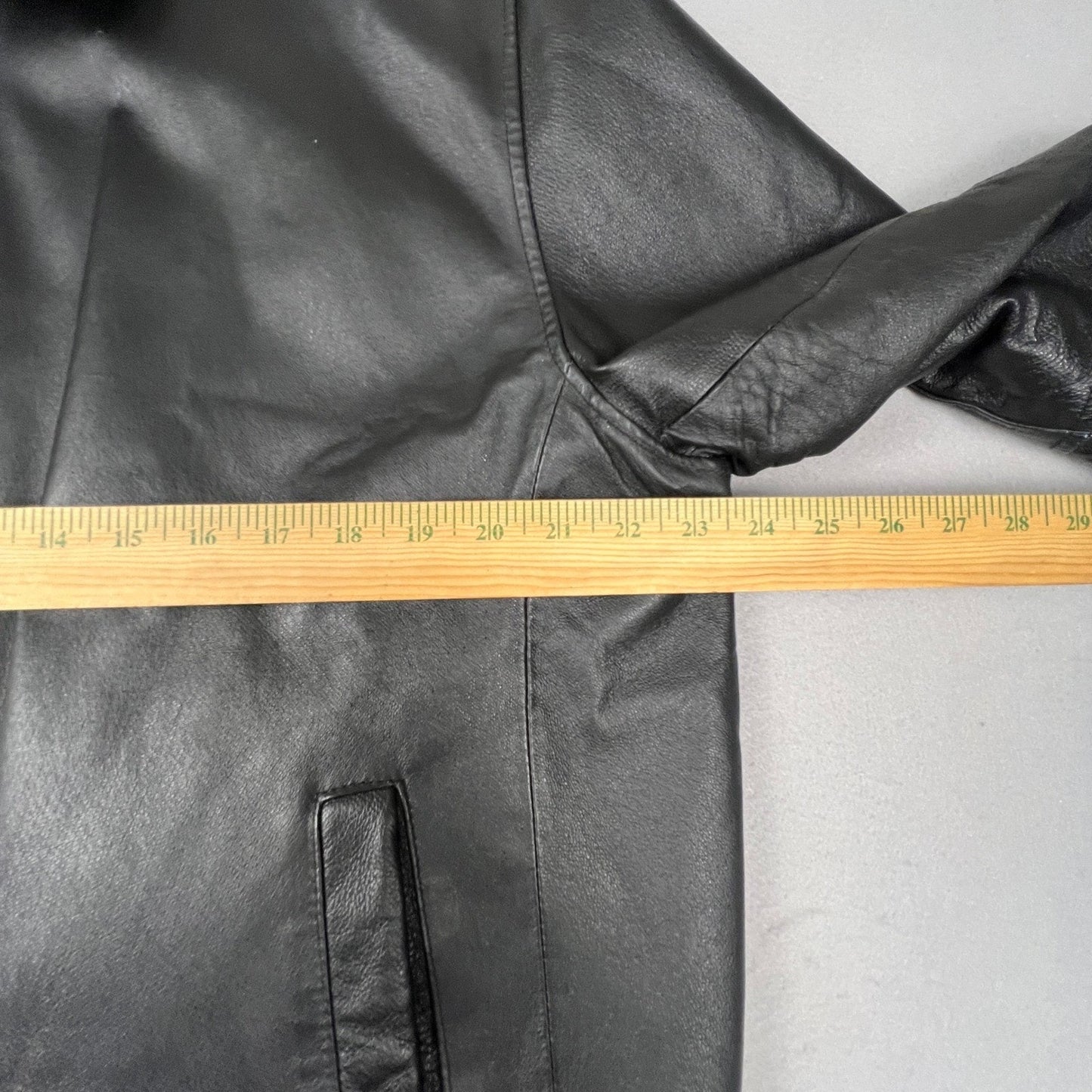 VTG Covington Leather Bomber Jacket Mens L Full Zip Classic Outerwear Gorpcore