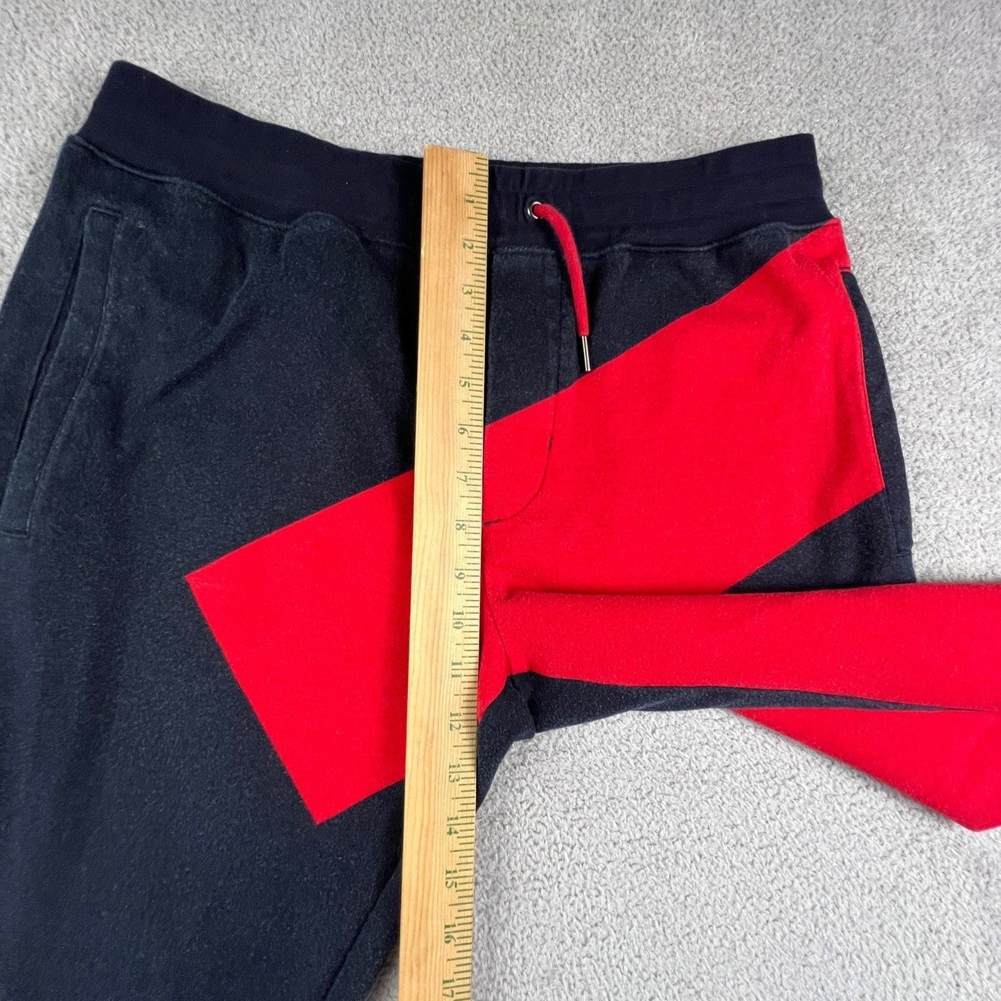 Polo Ralph Lauren Performance Mens Sweatpants M Black Red Streetwear Jogger Luxe