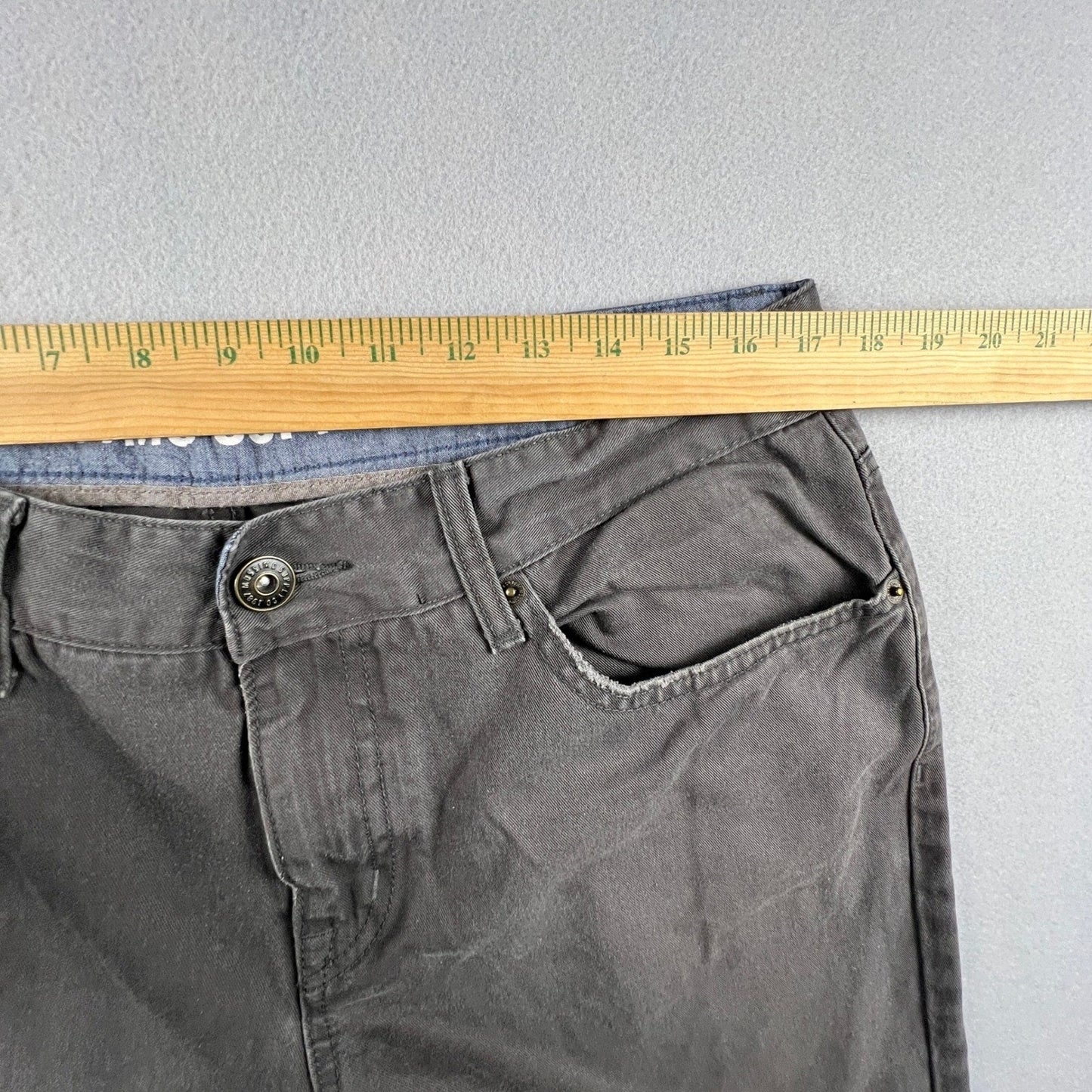 Mossimo Supply Co Pants Mens 36x32 Gray Straight Leg Cotton Casual Workwear