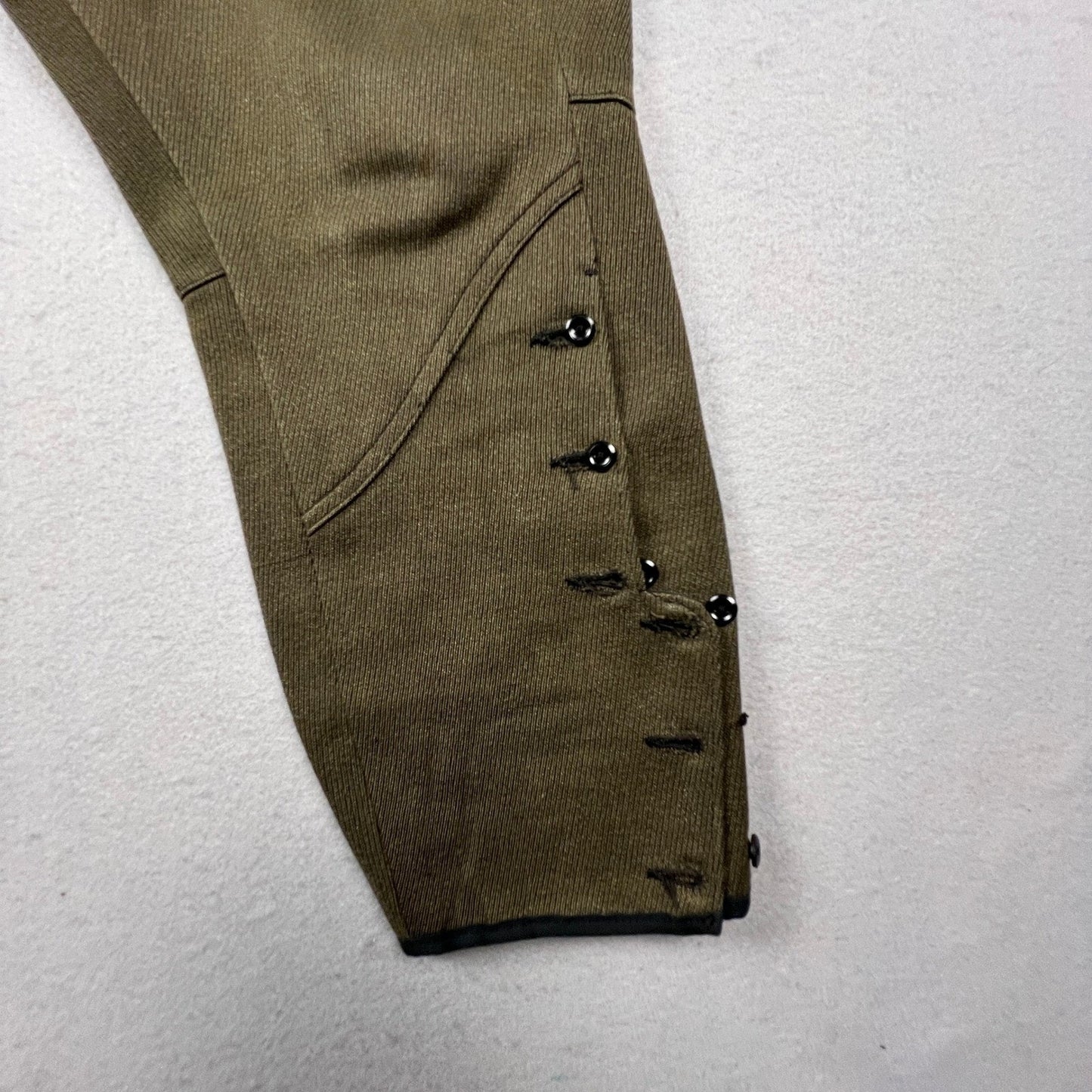 VTG 1940s Wool Riding Breeches Jodhpurs Button Cuff Equestrian Military Style