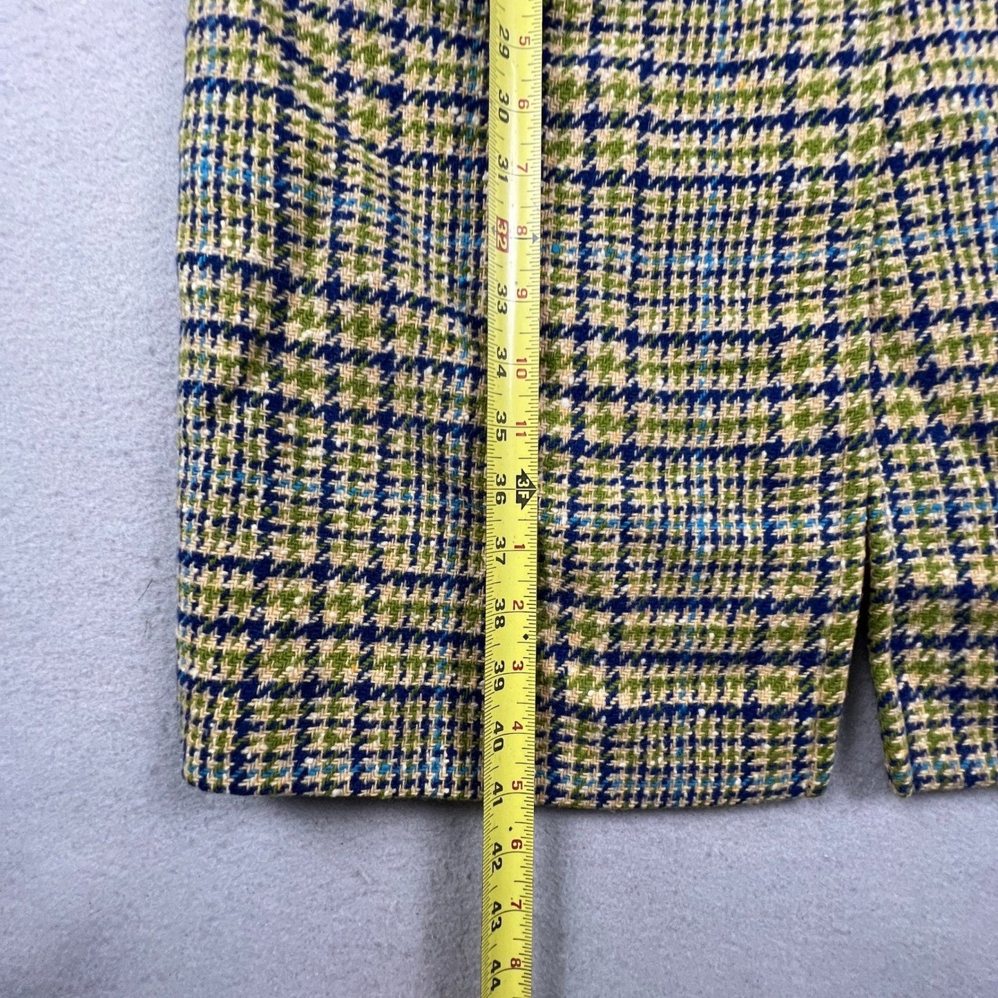 Pendleton Wool Overcoat Womens L Multi Houndstooth Vintage Long Trench Coat