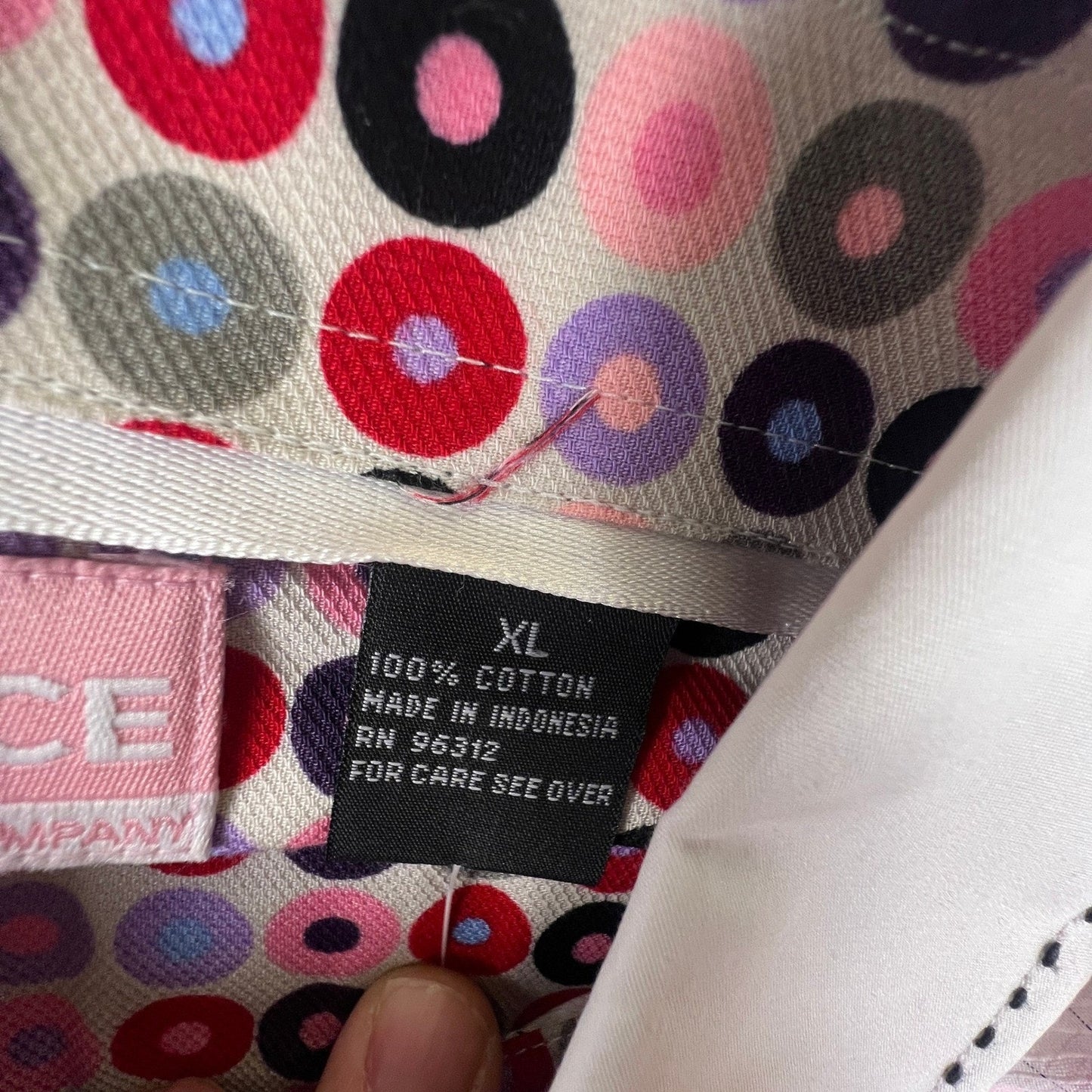 Enyce Button Down Shirt Mens XL Pink Plaid Woven French Cuff Contrast Y2K Urban