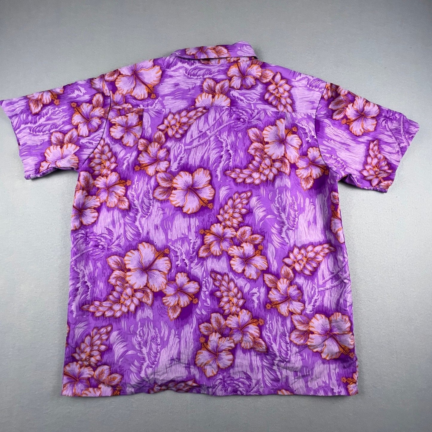 Maui Trading Company Hawaiian Shirt Mens Large Hibiscus Floral Aloha Beach