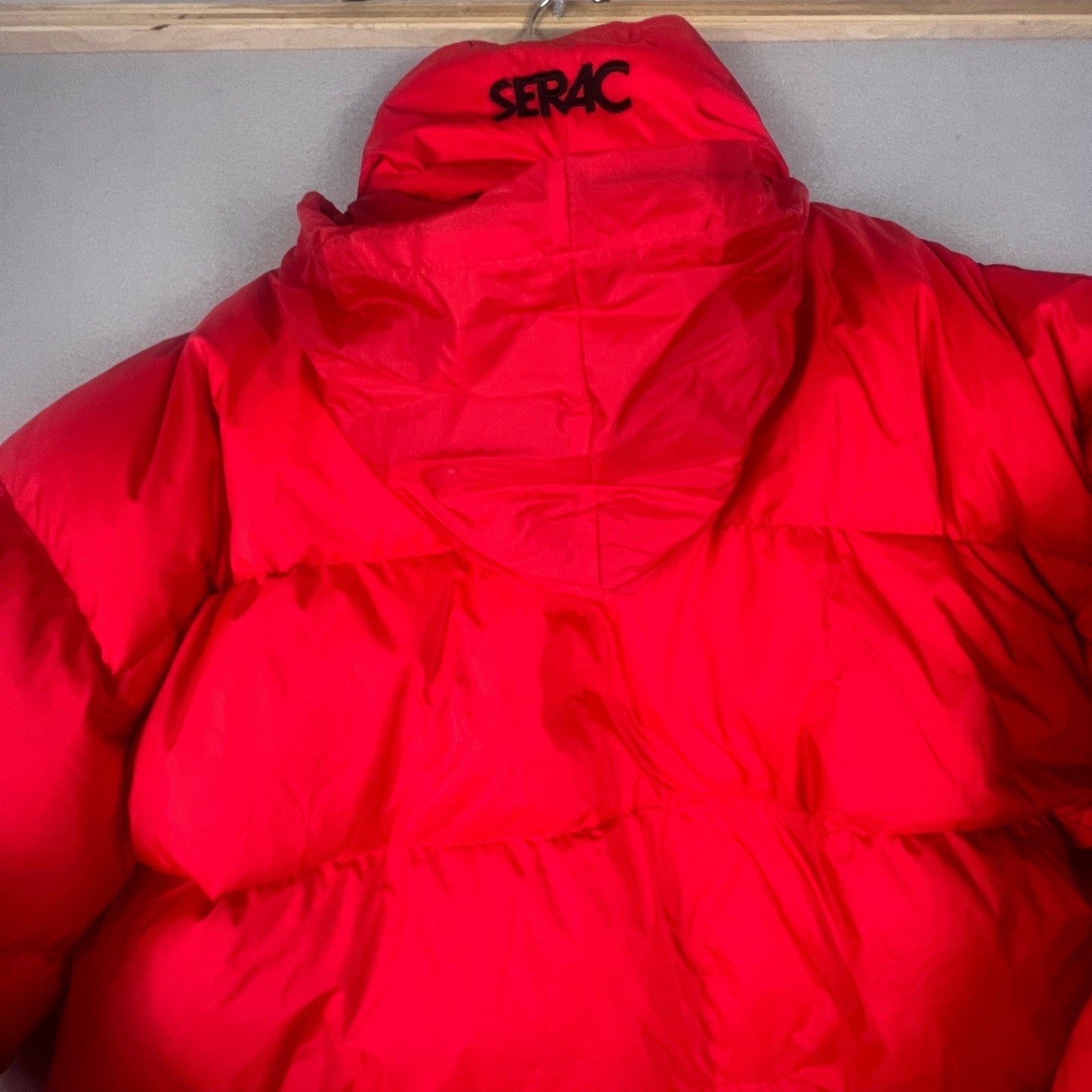 Serac Puffer Jacket Mens XL Red Down Insulated Heavy Winter Coat Gorpcore VTG
