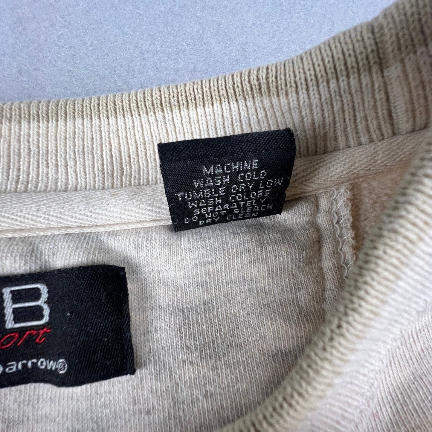 VTG C&B Sport Sweatshirt Mens XXL Gray Bass Fishing Embroidered Cabin Woods Camp