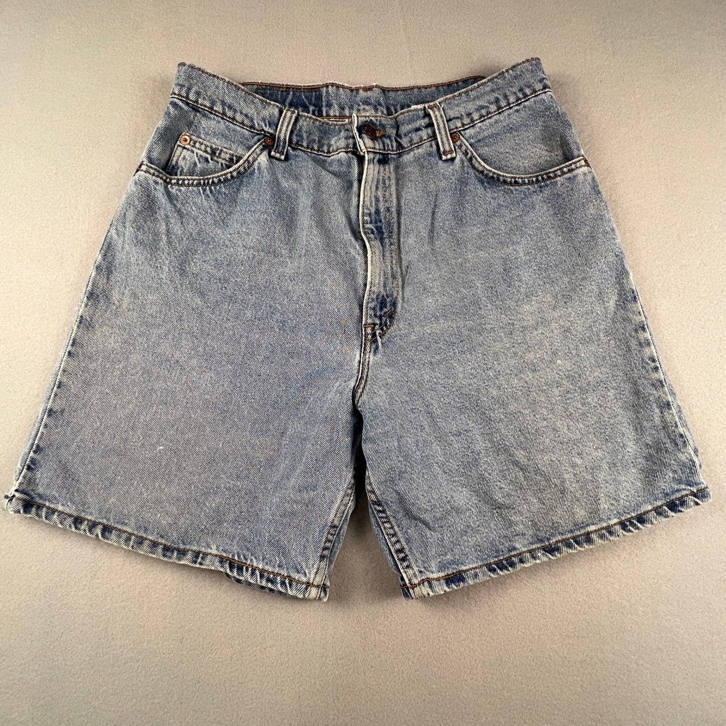 Levi's 951 Denim Shorts Womens 14 Relaxed Orange Tab Vintage 90s Mom Streetwear