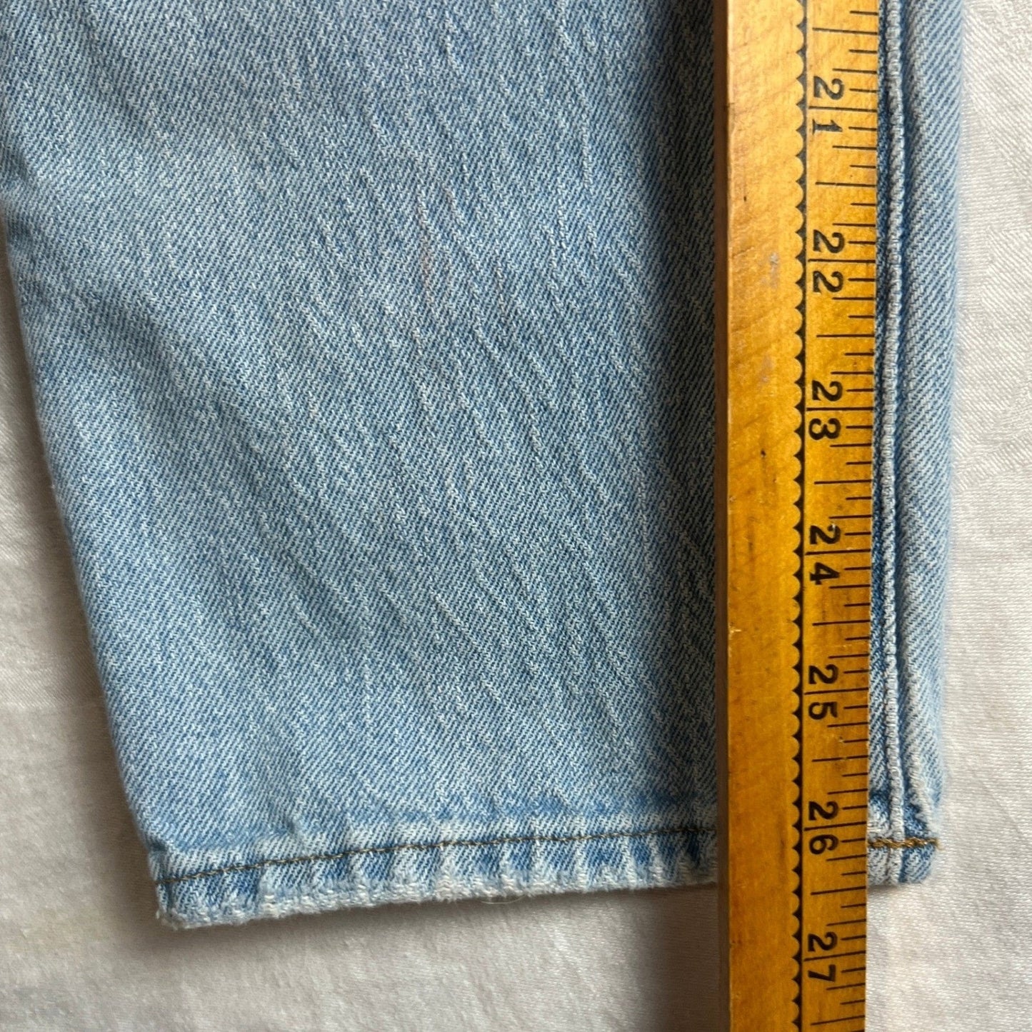 Madewell Jeans Womens 27 The Perfect Vintage Jean Light Wash Distressed Denim