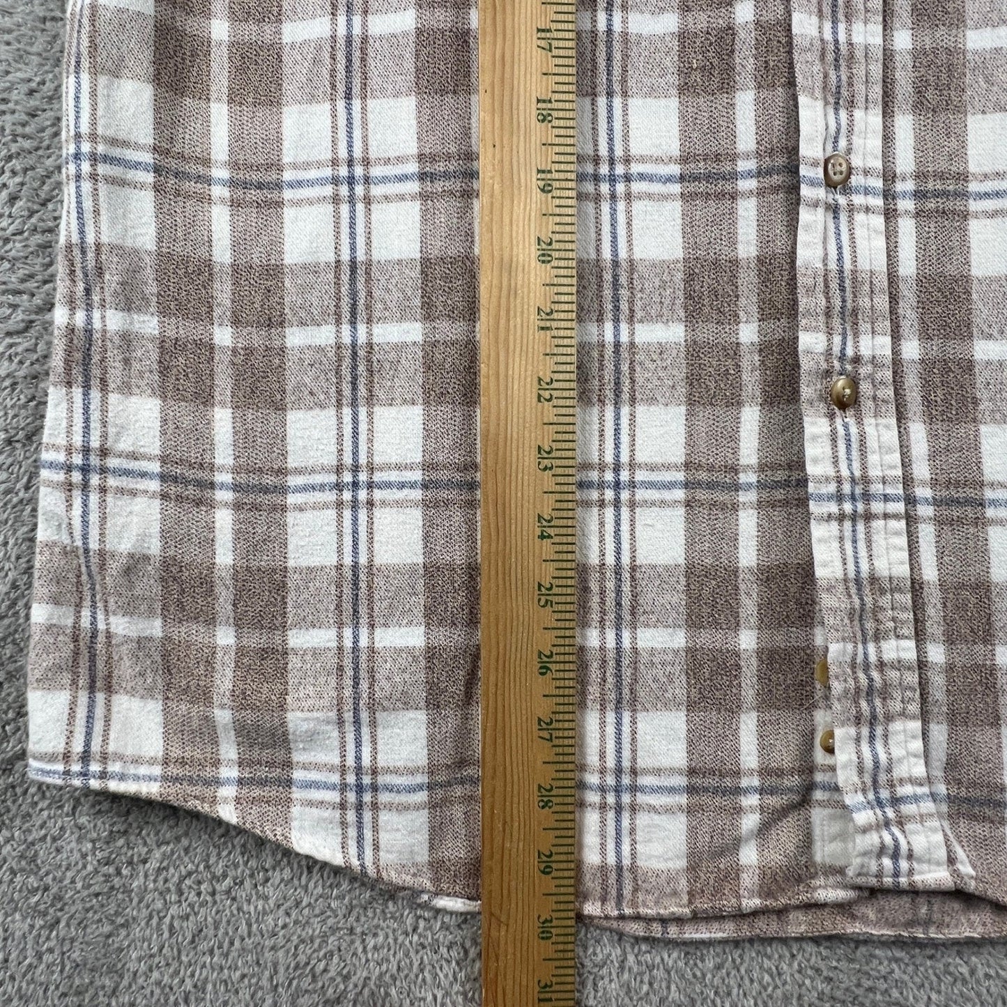 VTG Northern Reflections Flannel Shirt Mens L Plaid Cotton Button Up Gorpcore