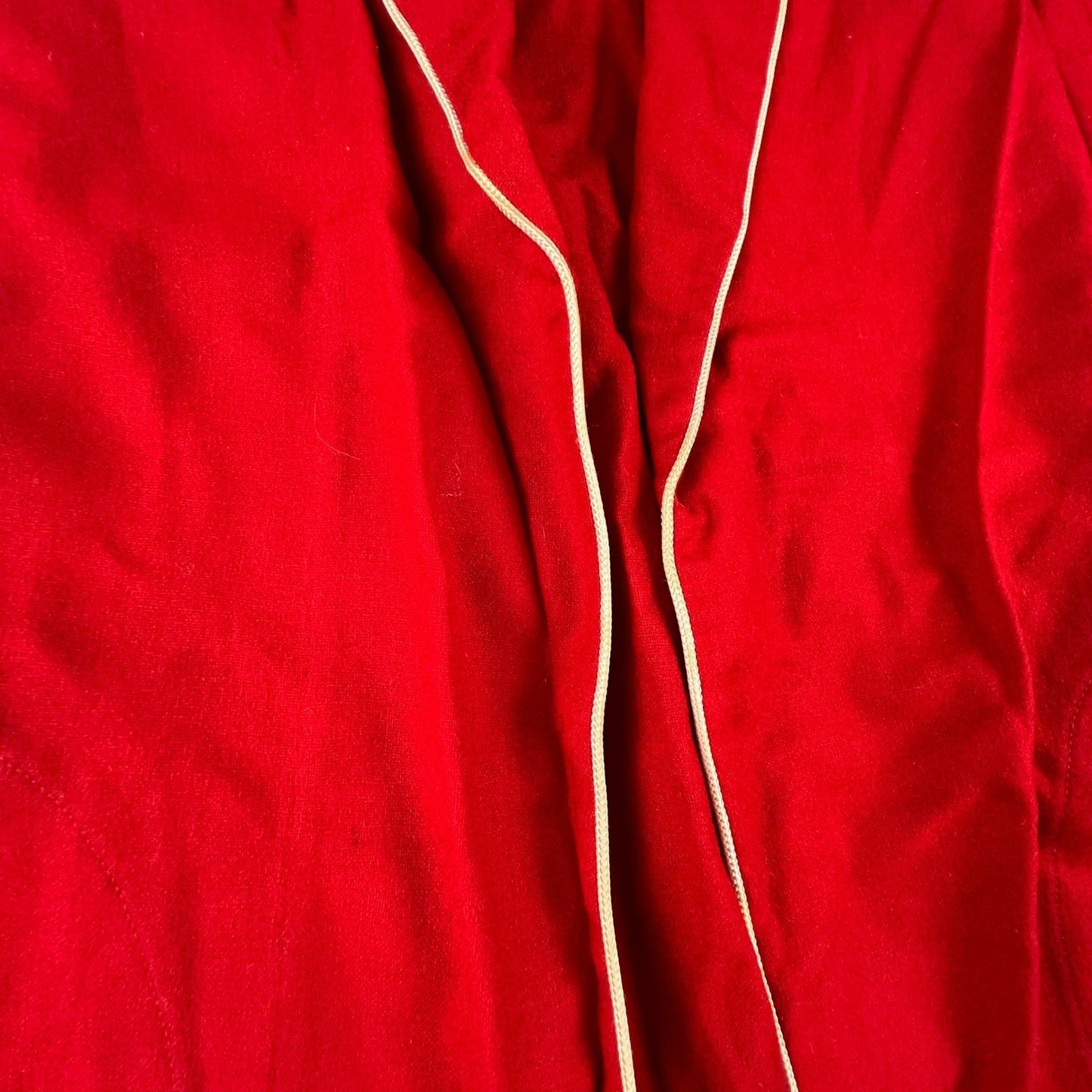 VTG Pendleton Robe Womens Medium Red Wool Piping Belted Loungewear Classic