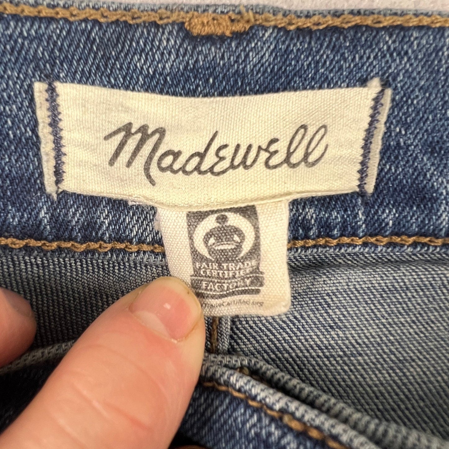 Madewell Jeans Womens 31 Blue High Rise Bootcut Denim Casual Classic Boho