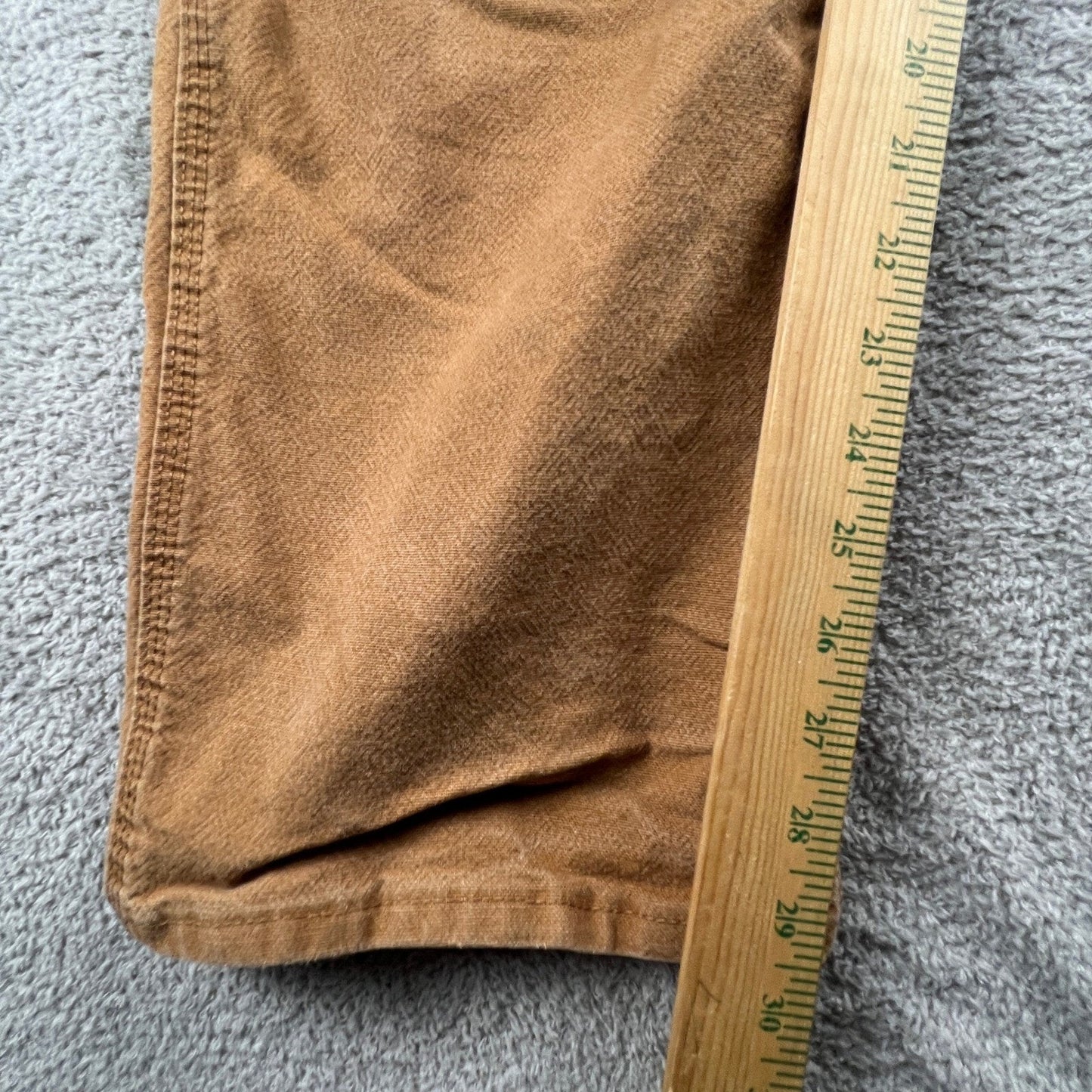 Carhartt Carpenter Pants Mens 42x32 Brown Relaxed Fit Workwear Canvas Utility