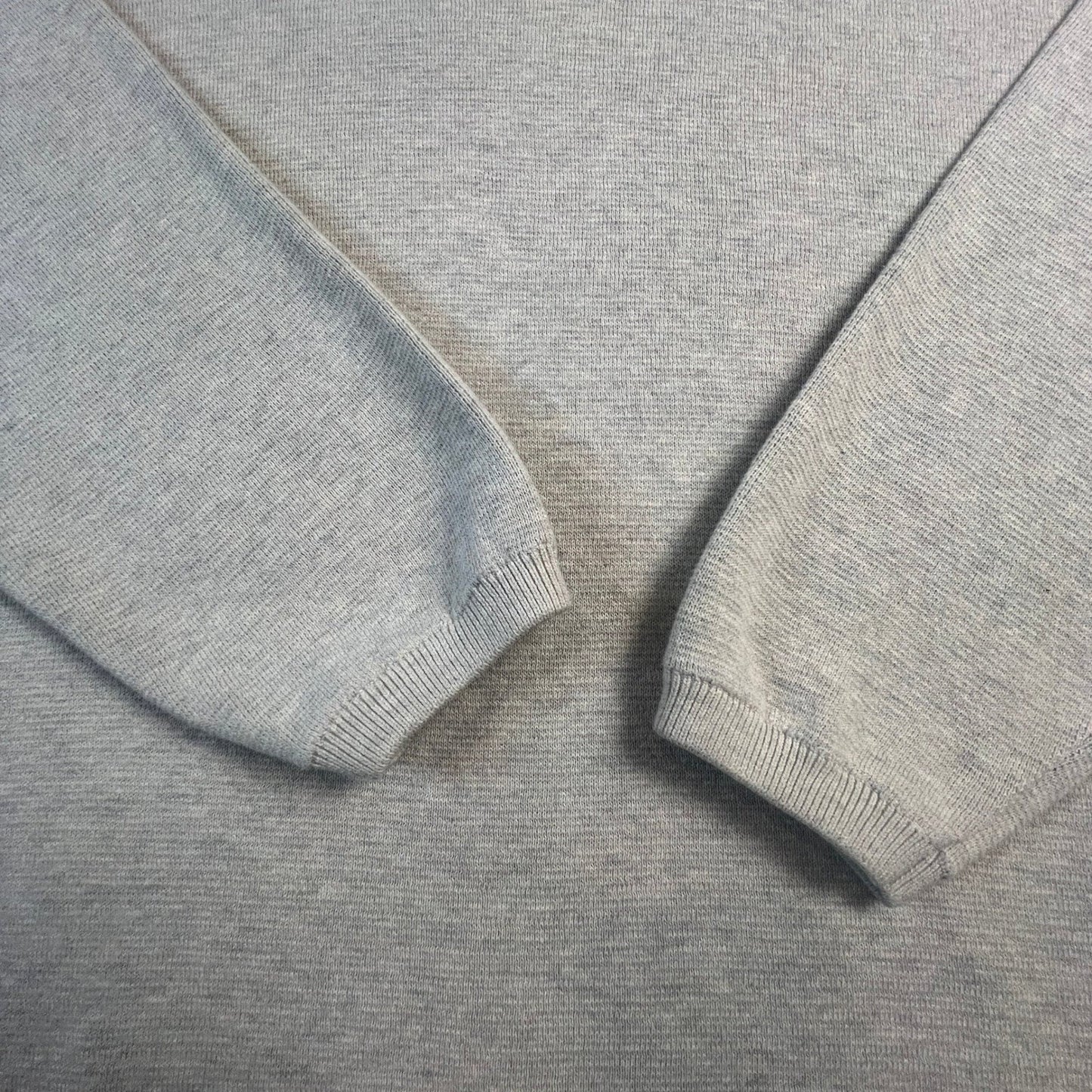 Turtleneck Sweater Mens Large WYM Lidnm GrayTextured Minimalist Knit Japanese