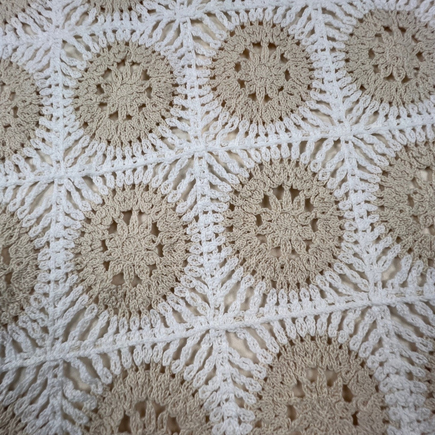 Zara Crochet Mini Dress Womens XL Lined Boho Festival Bridal Coquette