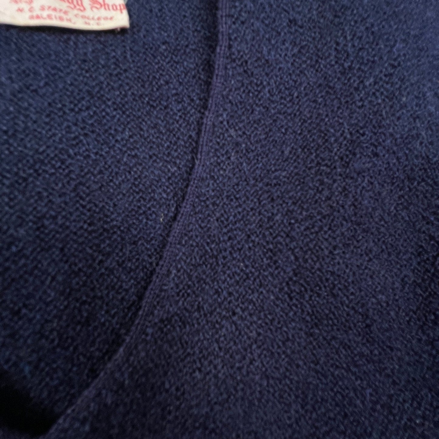 Thane Mohair Wool Sweater Mens Medium Blue V-Neck Vintage 60s Fuzzy Ivy League